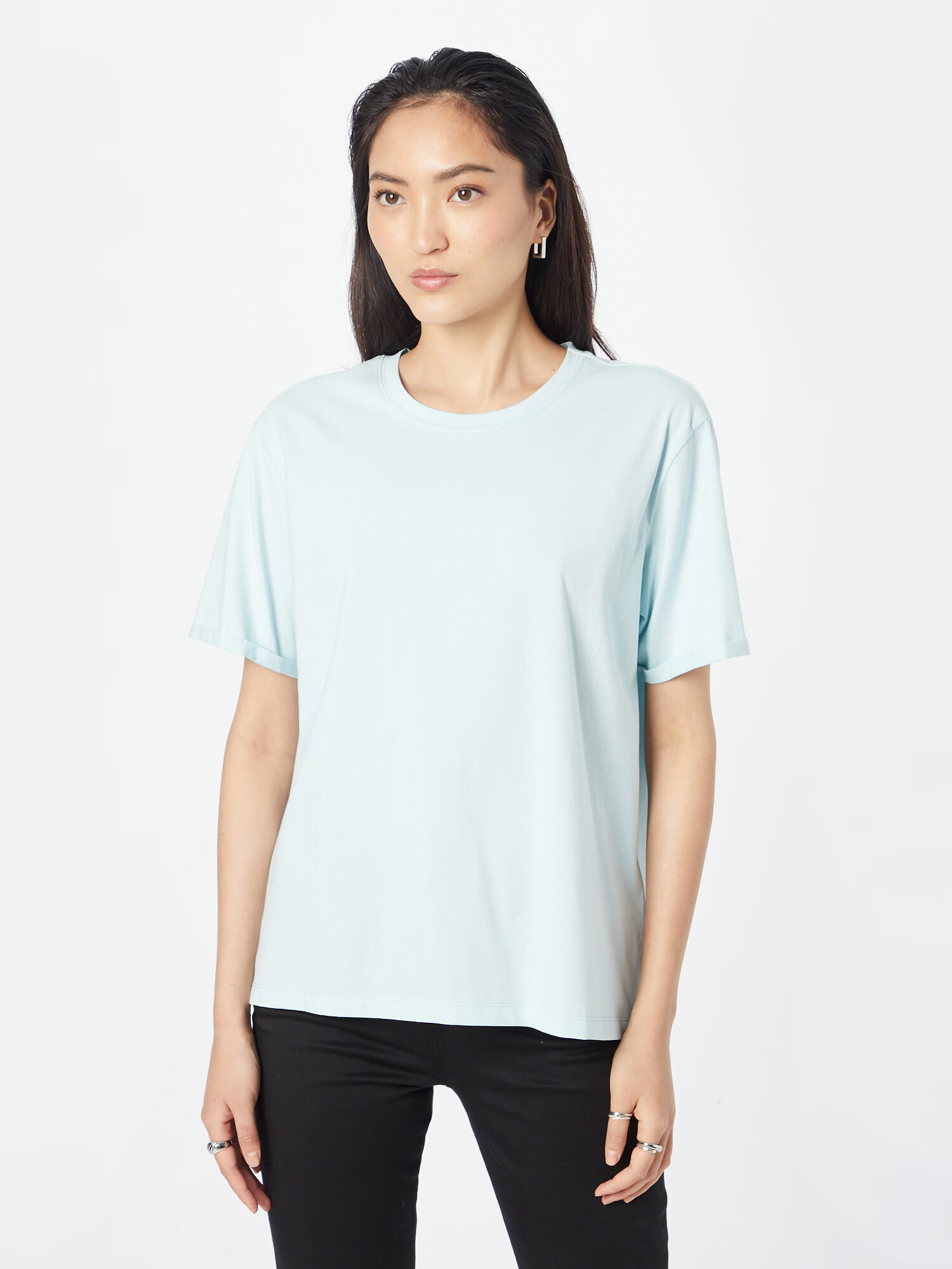 MOSS COPENHAGEN Tricou 'Terina' albastru pastel - Pled.ro