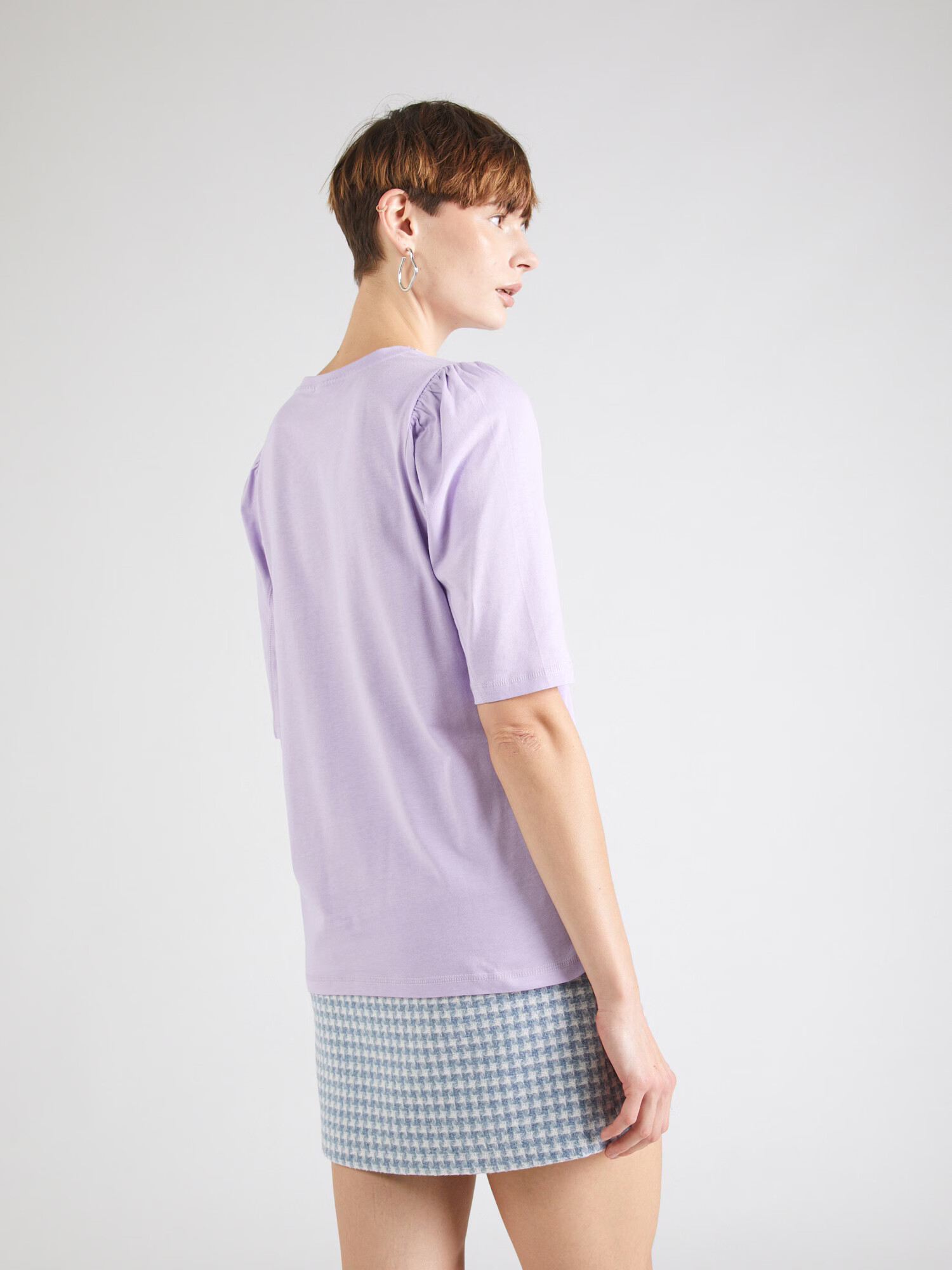 MOSS COPENHAGEN Tricou 'Tiffa Logan' mov pastel - Pled.ro