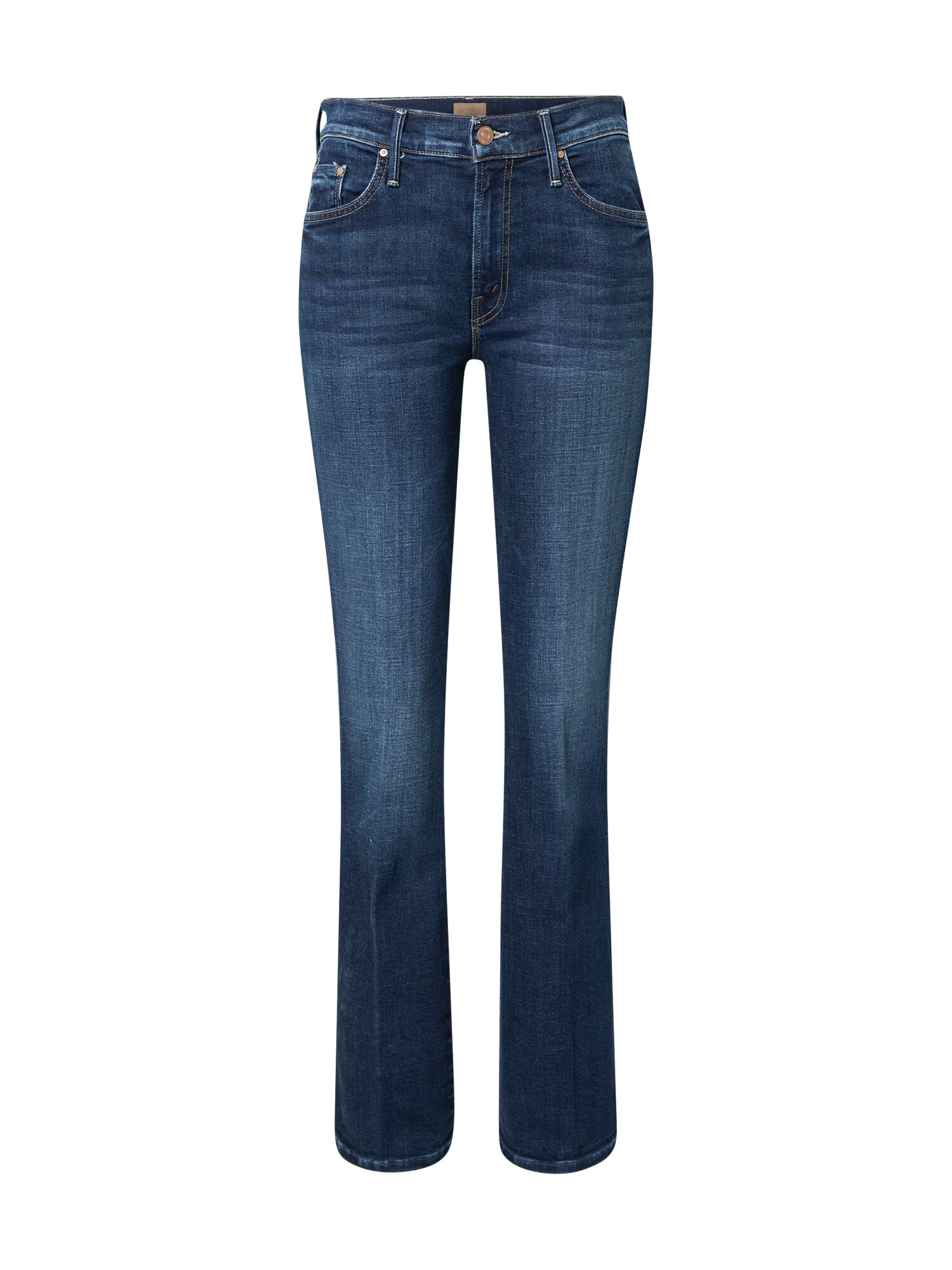 MOTHER Jeans albastru denim - Pled.ro