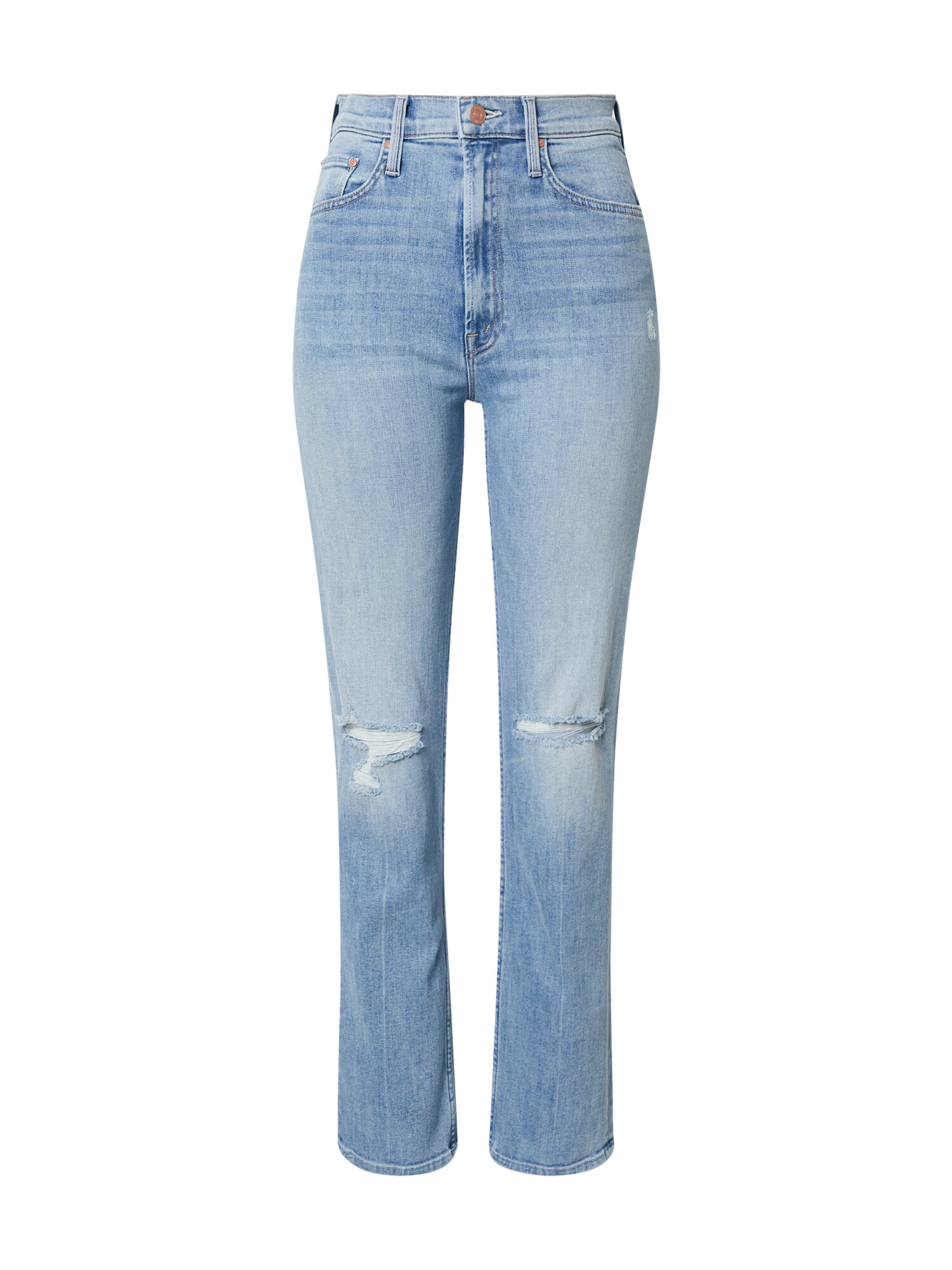 MOTHER Jeans albastru denim - Pled.ro