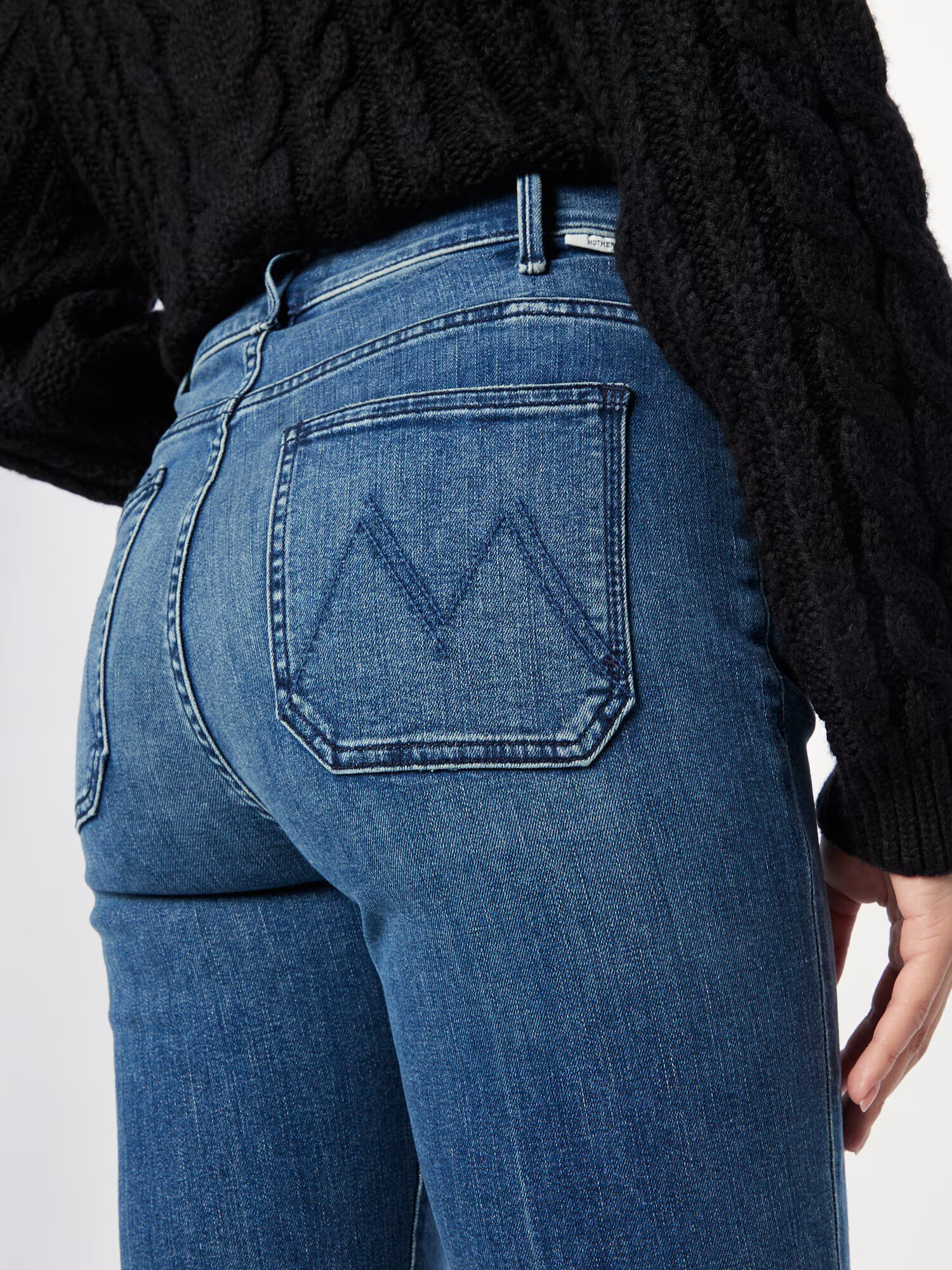 MOTHER Jeans 'HUSTLER' albastru denim - Pled.ro