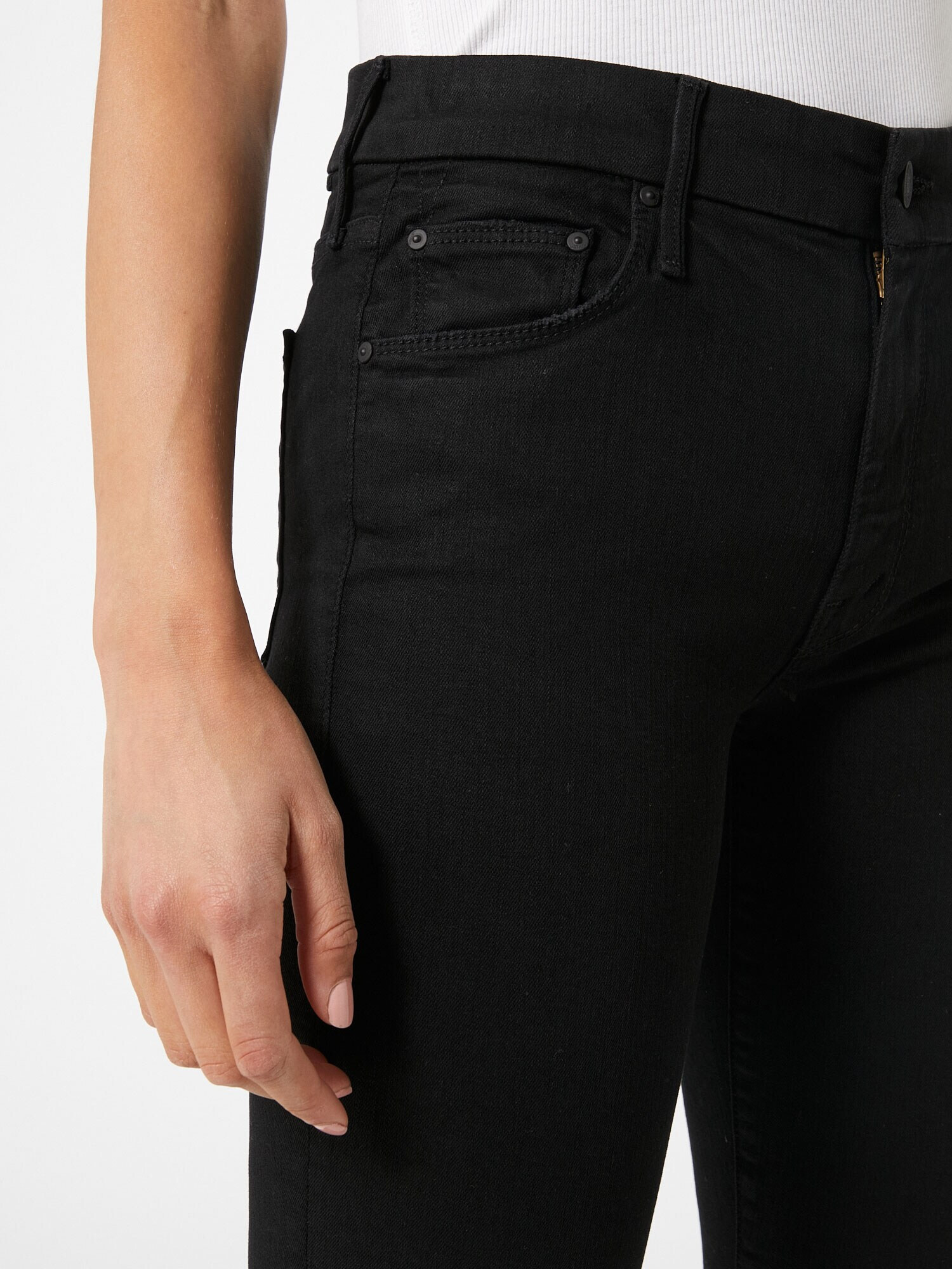 MOTHER Jeans 'The Looker' negru denim - Pled.ro