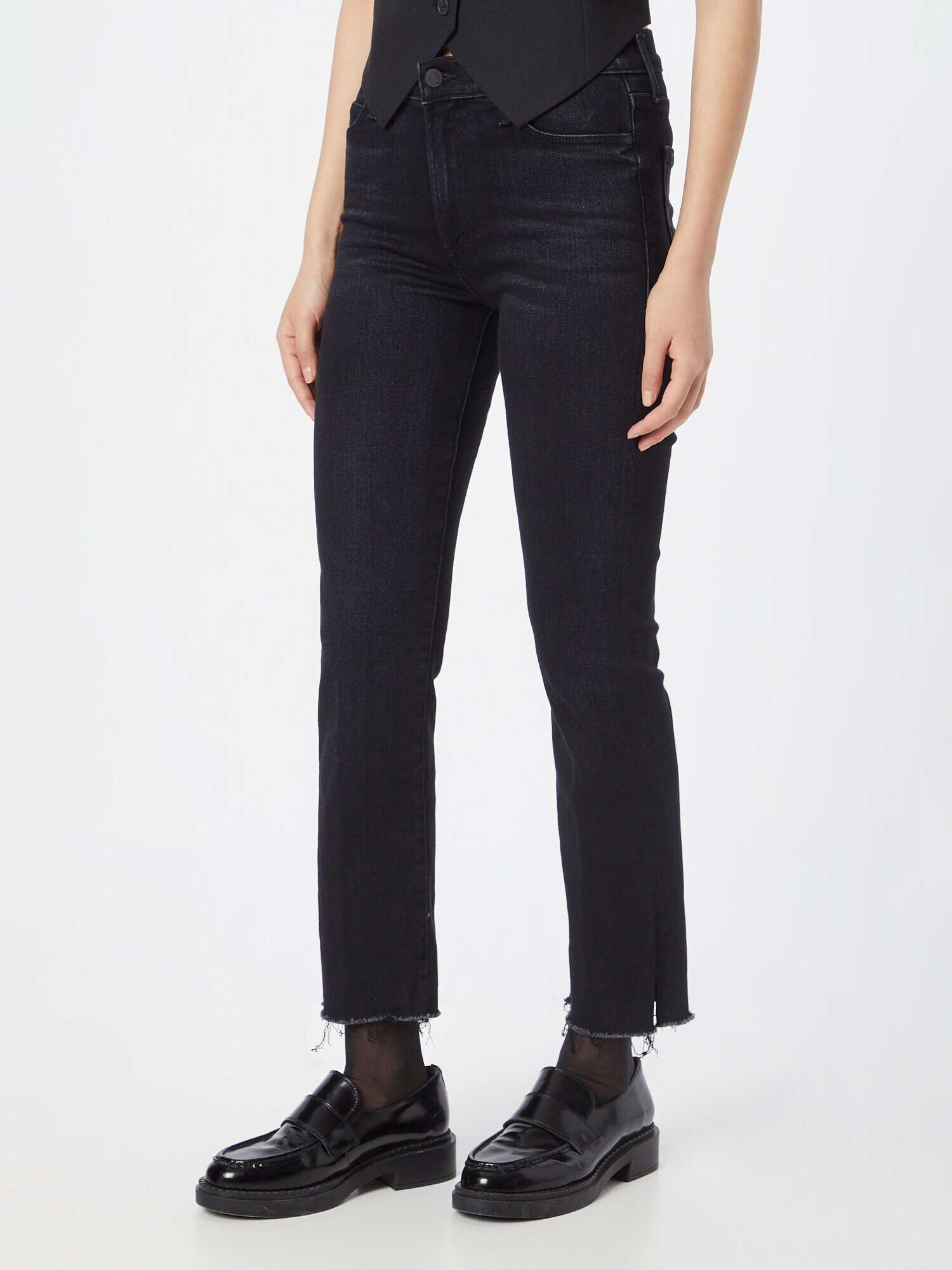 MOTHER Jeans 'THE RASCAL' negru denim - Pled.ro