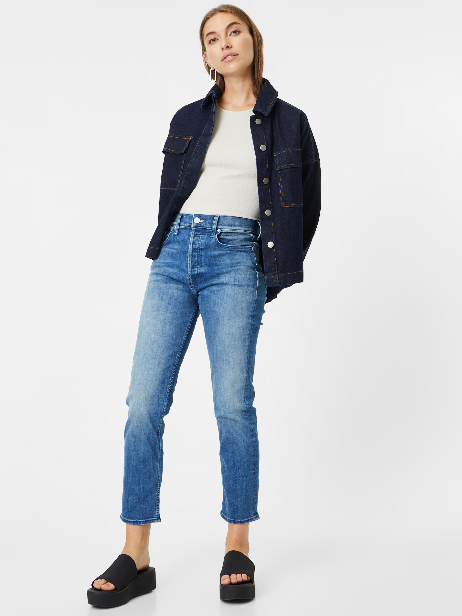 MOTHER Jeans 'THE TOMCAT' albastru denim - Pled.ro