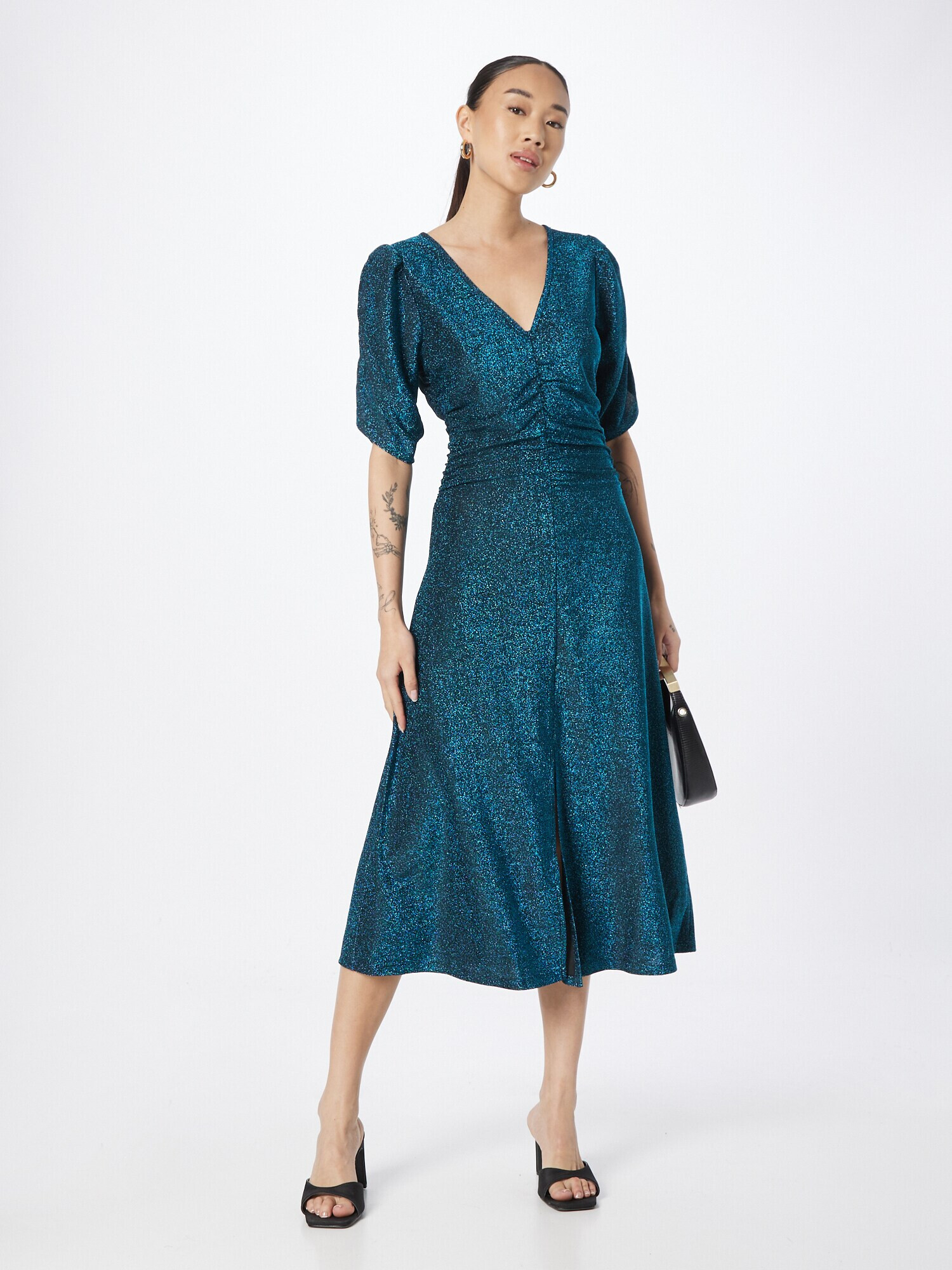 Moves Rochie de cocktail verde petrol - Pled.ro