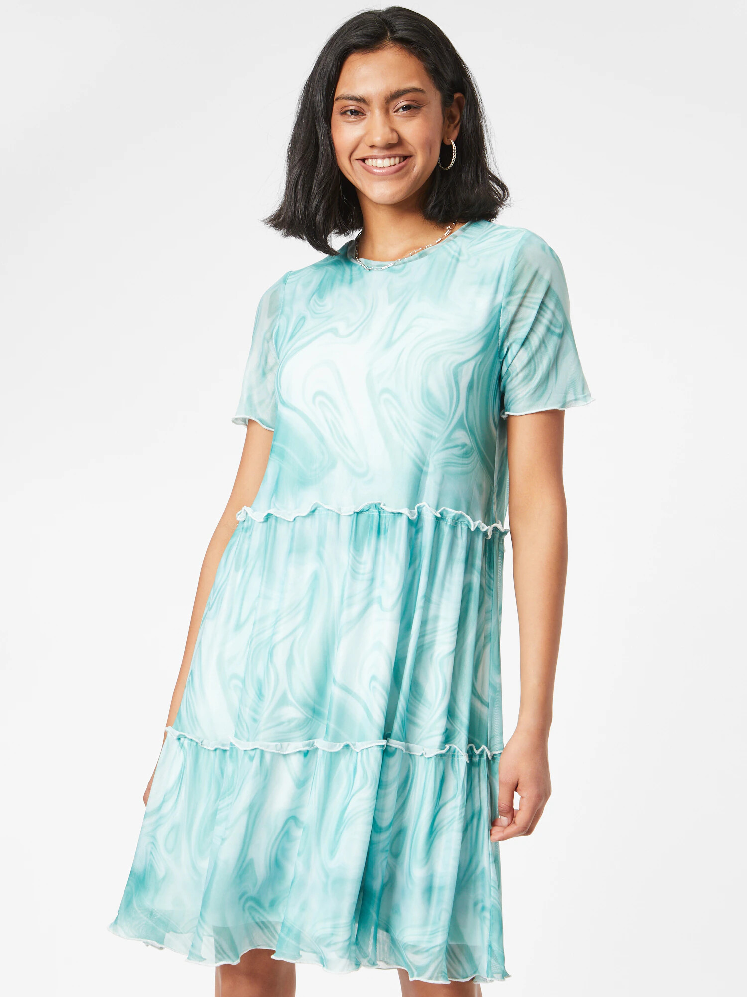 Moves Rochie 'Huma' albastru aqua / verde mentă / alb - Pled.ro