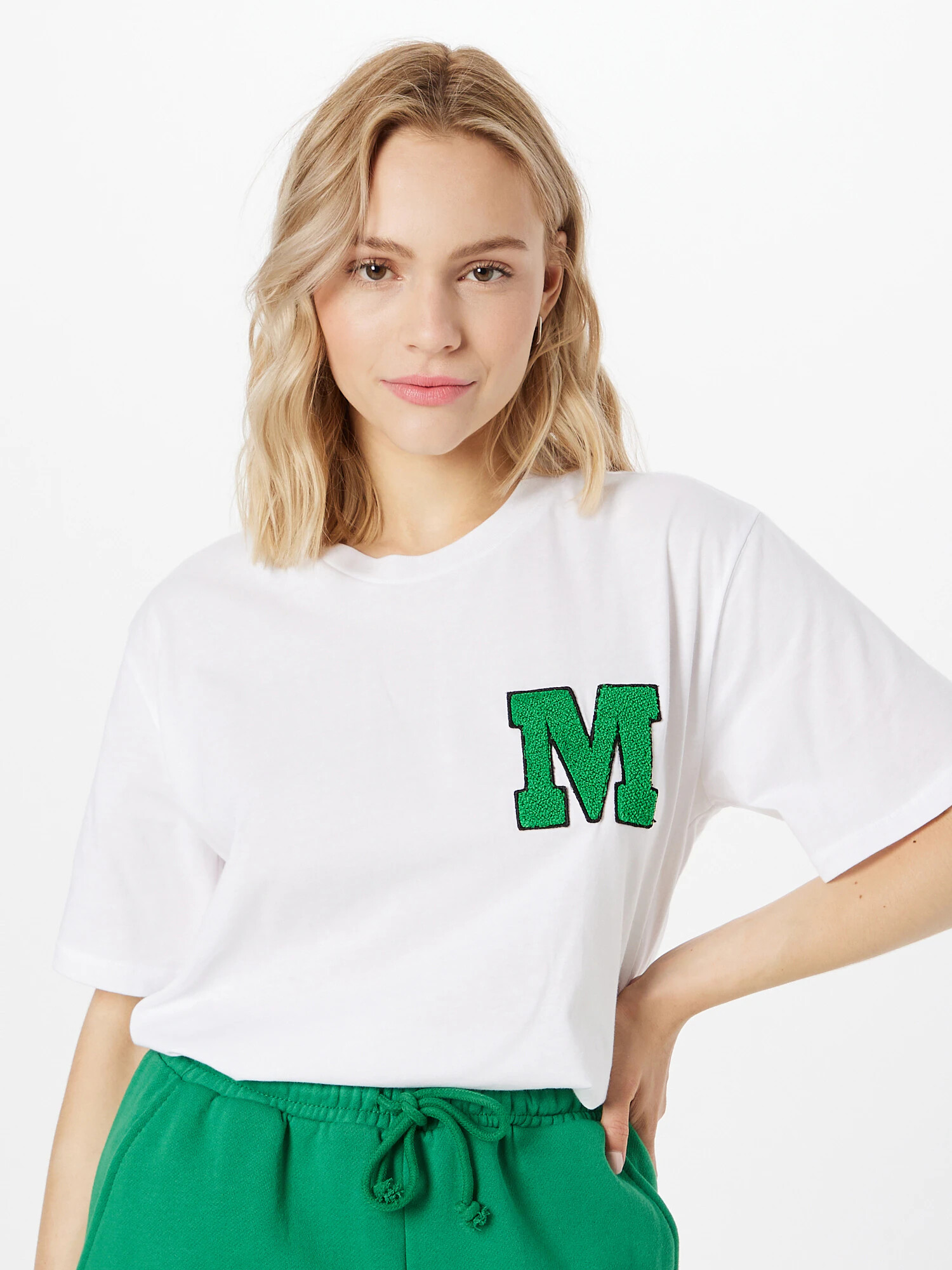 Moves Tricou verde / alb - Pled.ro