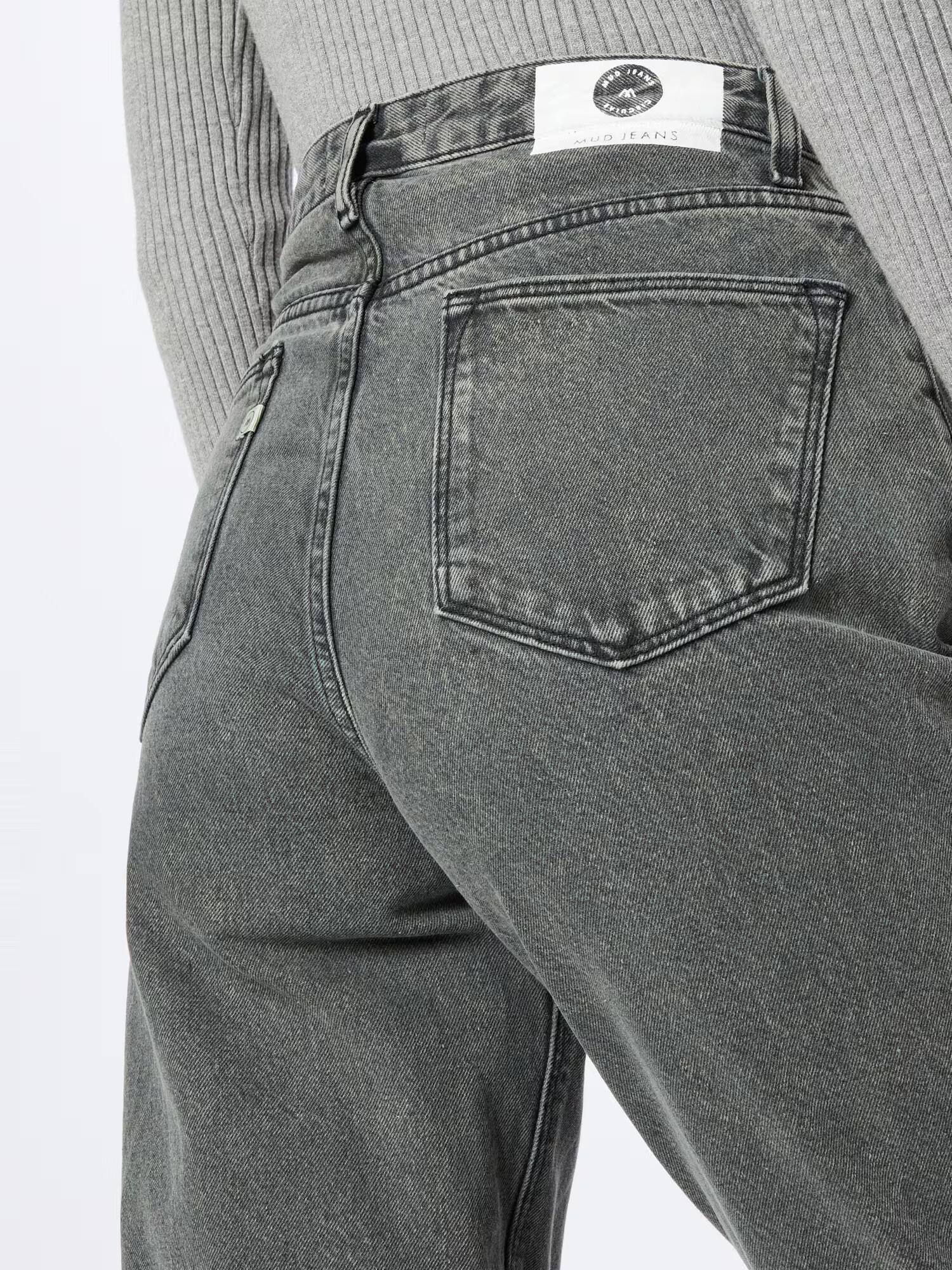 MUD Jeans Jeans gri denim - Pled.ro