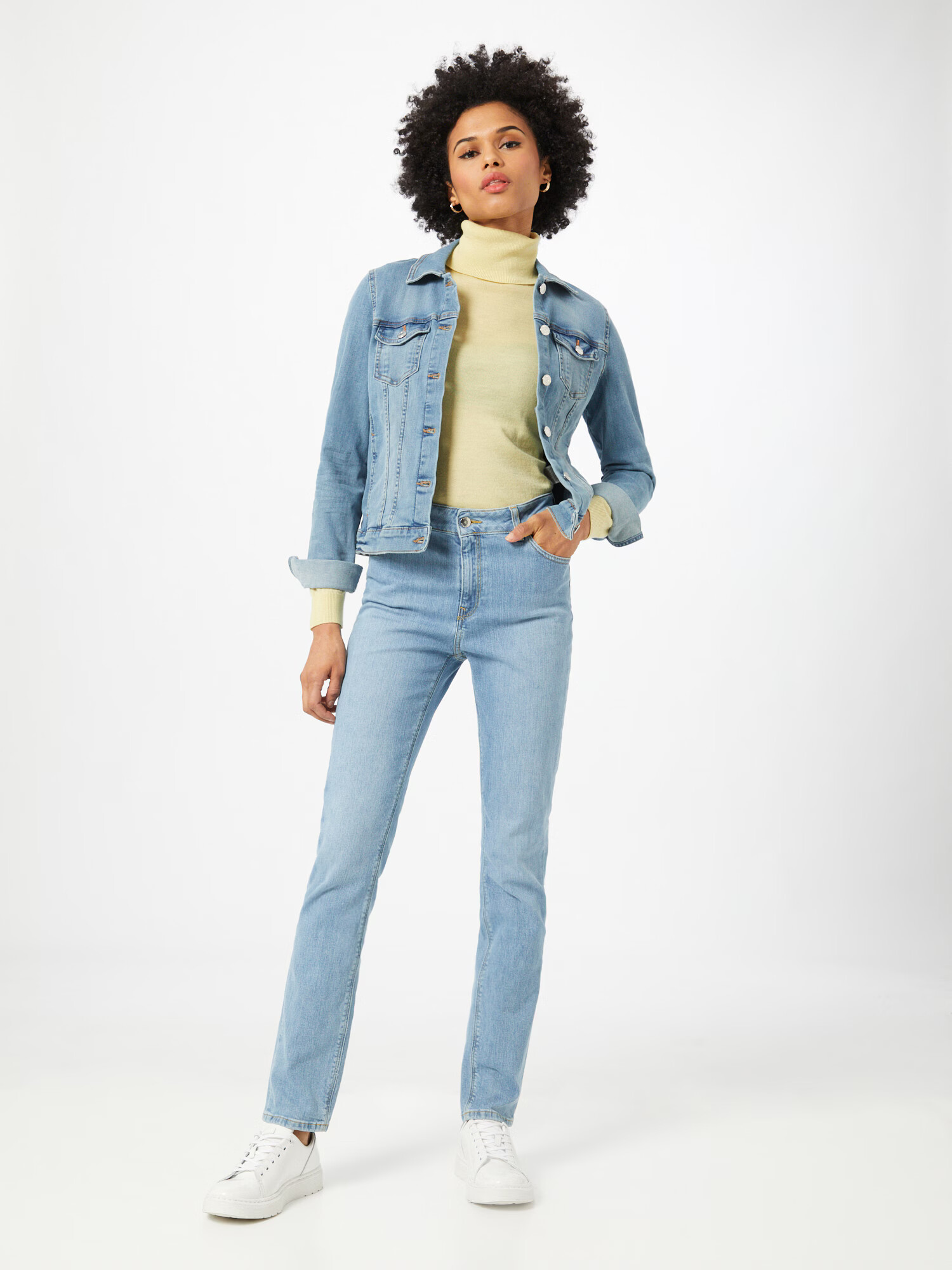 MUD Jeans Jeans 'Swan' albastru deschis - Pled.ro