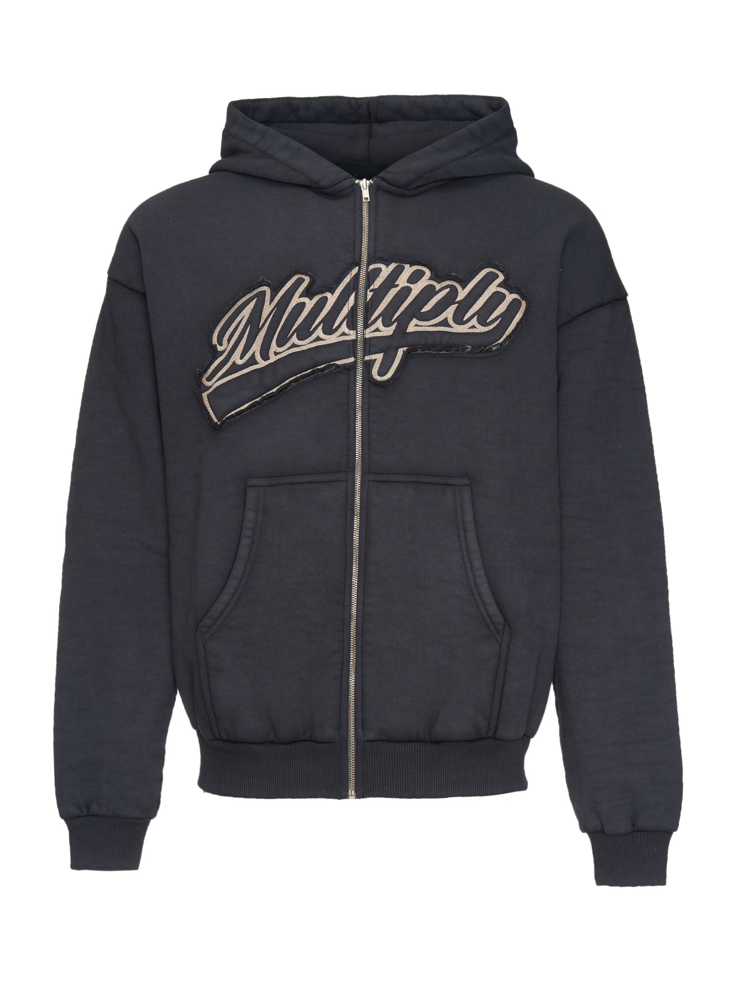 Multiply Apparel Hanorac 'Highschool' bej / negru - Pled.ro