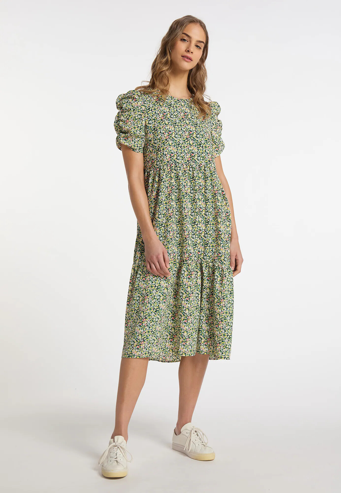 MYMO Rochie de vară galben / verde / verde deschis / mai multe culori - Pled.ro