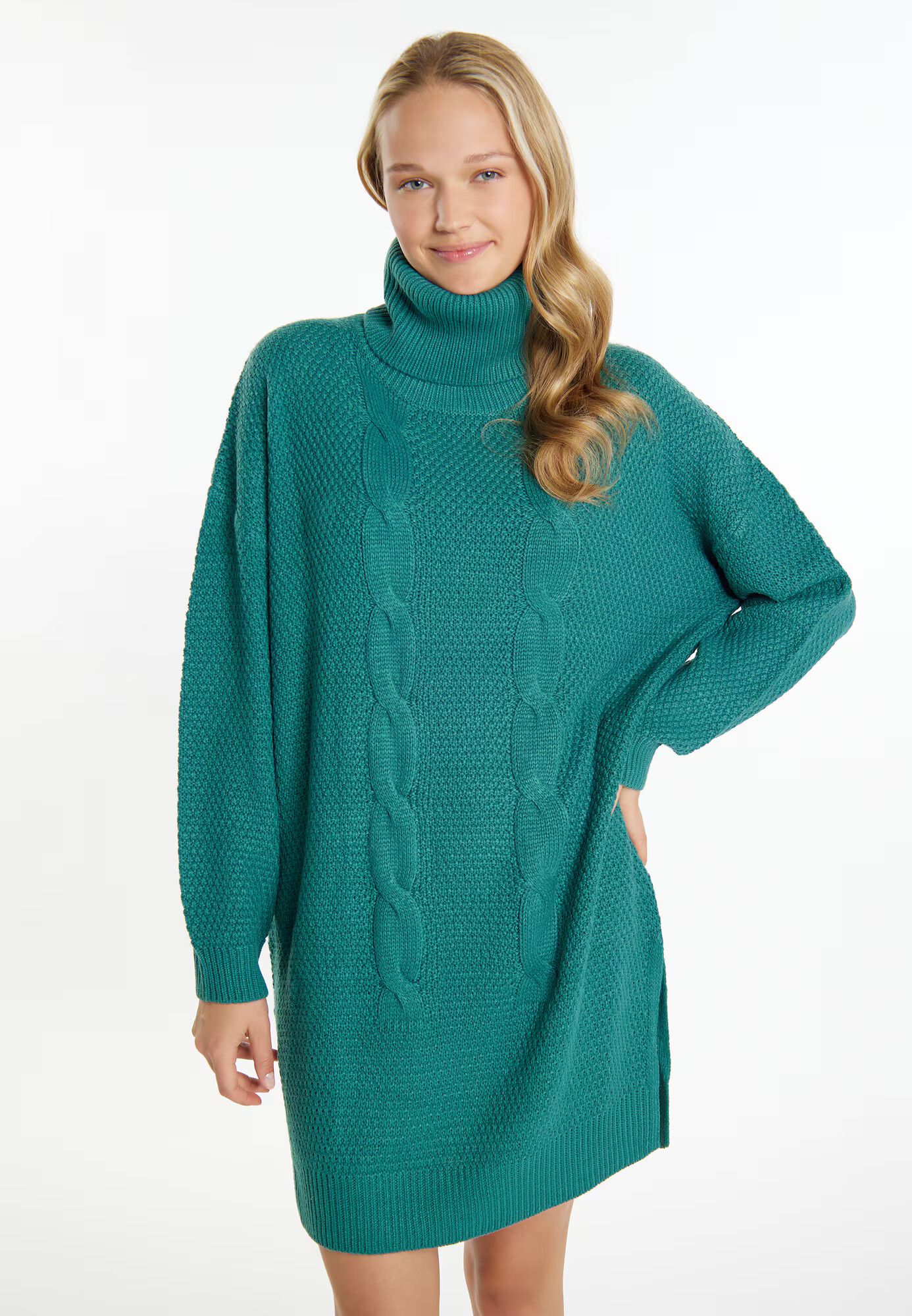 MYMO Rochie tricotat 'Biany' verde jad - Pled.ro