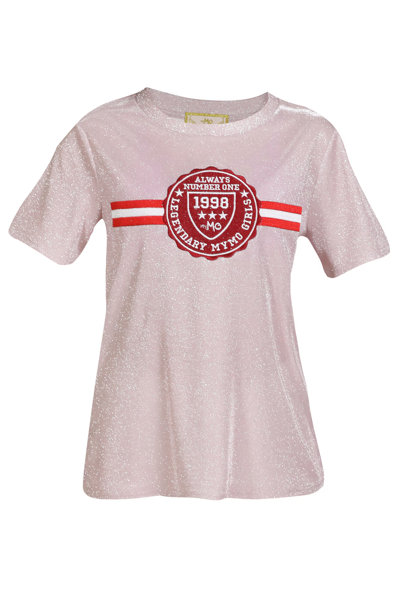 MYMO Tricou rosé / roșu / alb - Pled.ro