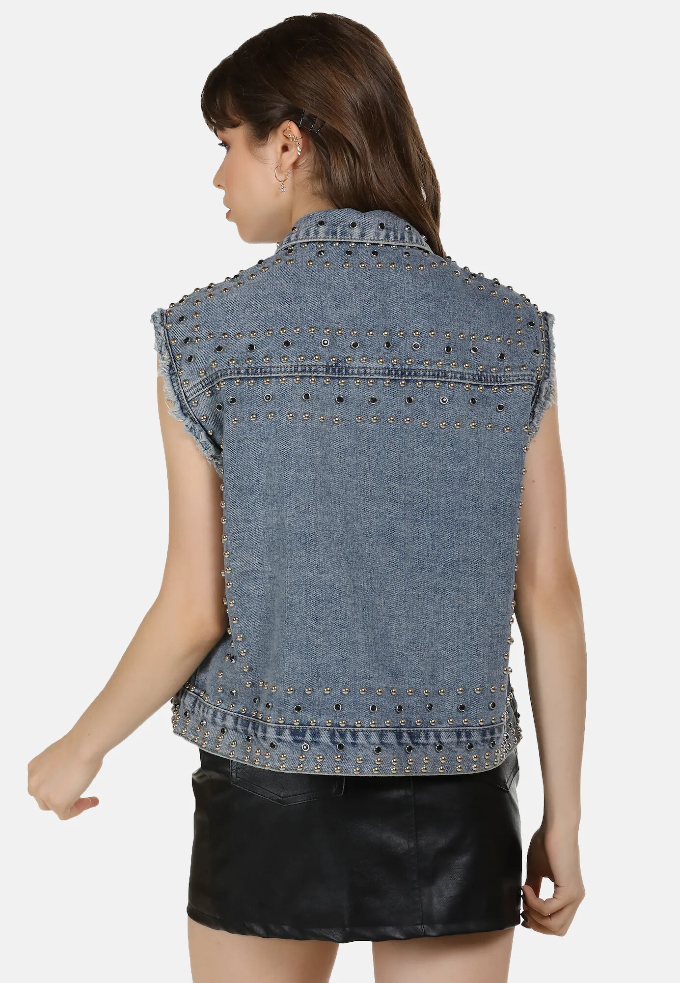 MYMO Vestă 'Rocks' albastru denim / bronz - Pled.ro