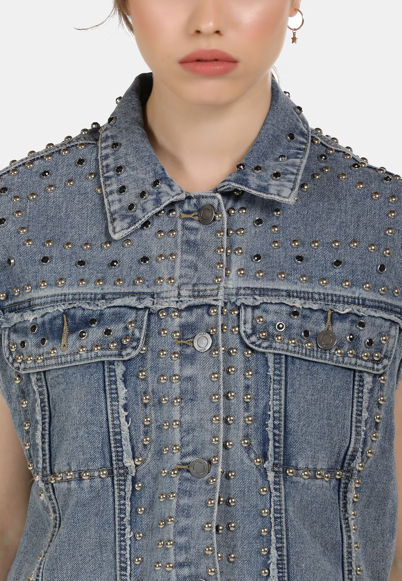 MYMO Vestă 'Rocks' albastru denim / bronz - Pled.ro