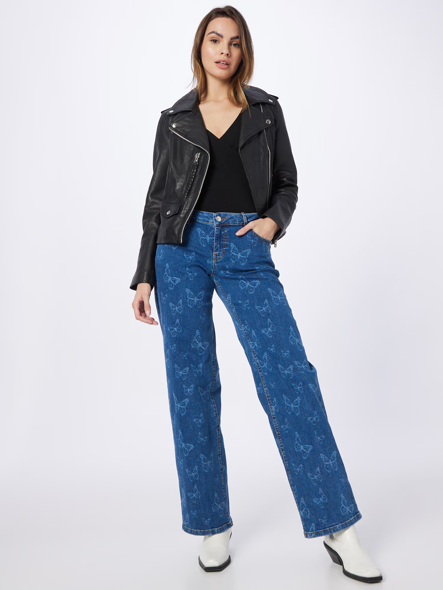 NA-KD Jeans albastru / albastru deschis - Pled.ro