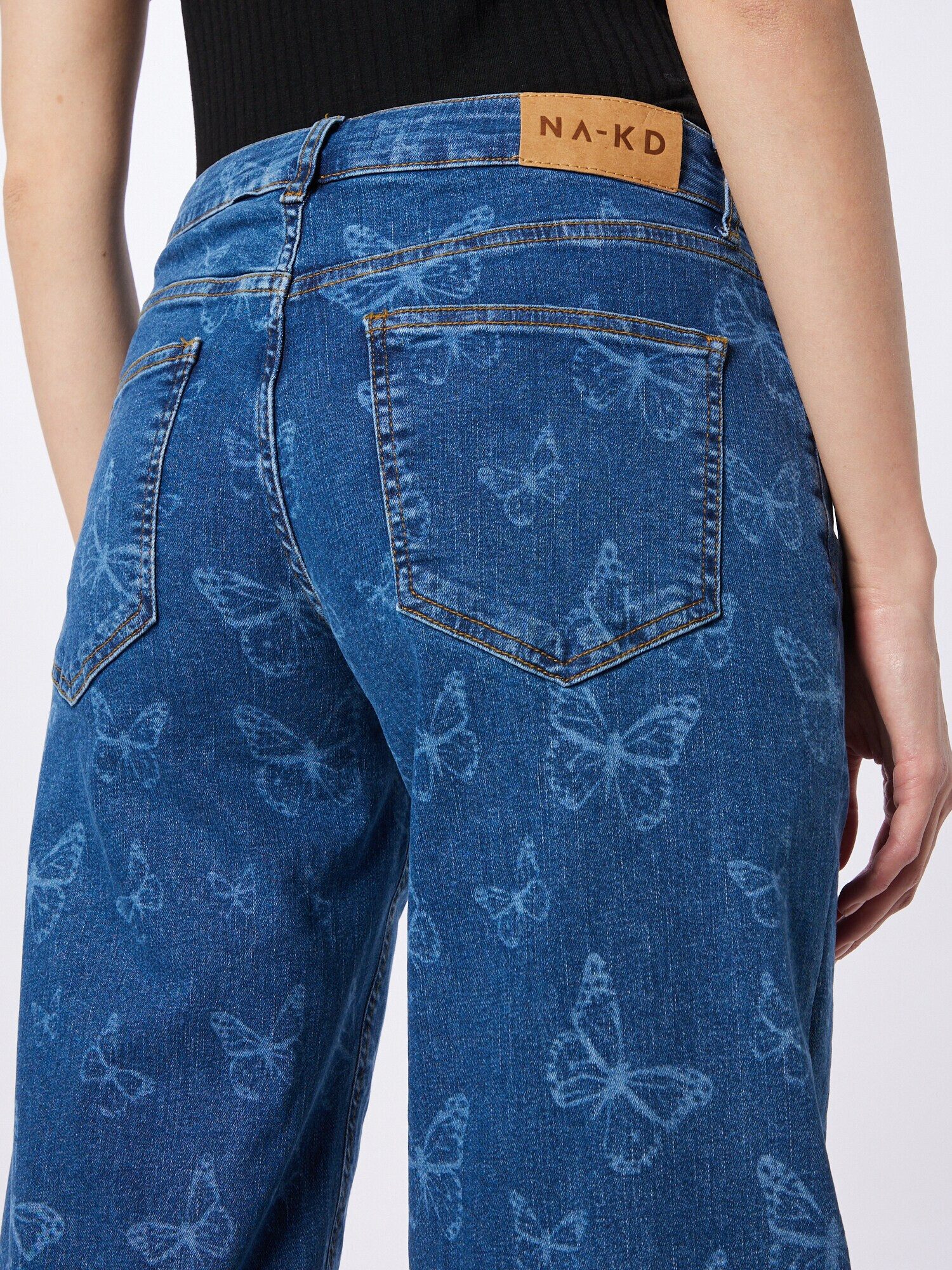 NA-KD Jeans albastru / albastru deschis - Pled.ro