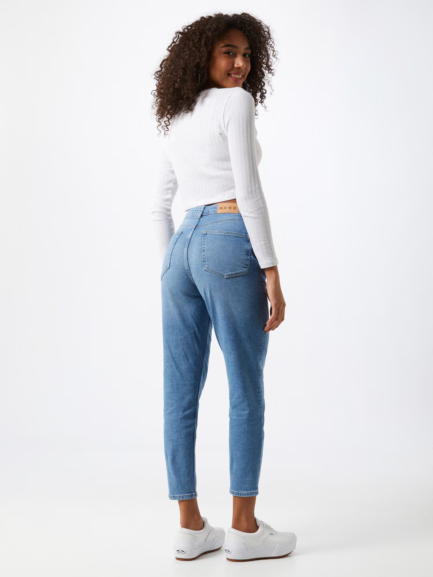 NA-KD Jeans albastru denim - Pled.ro