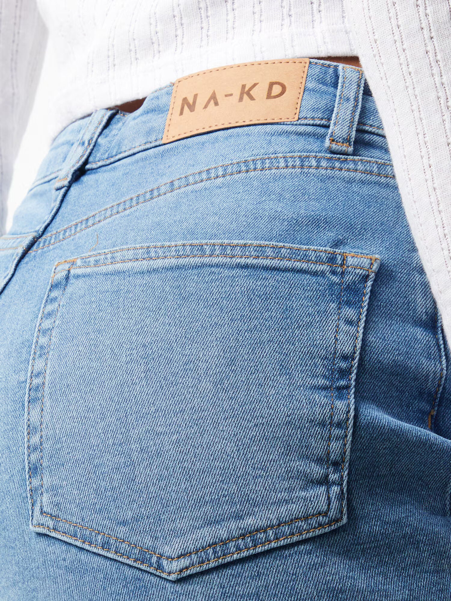 NA-KD Jeans albastru denim - Pled.ro