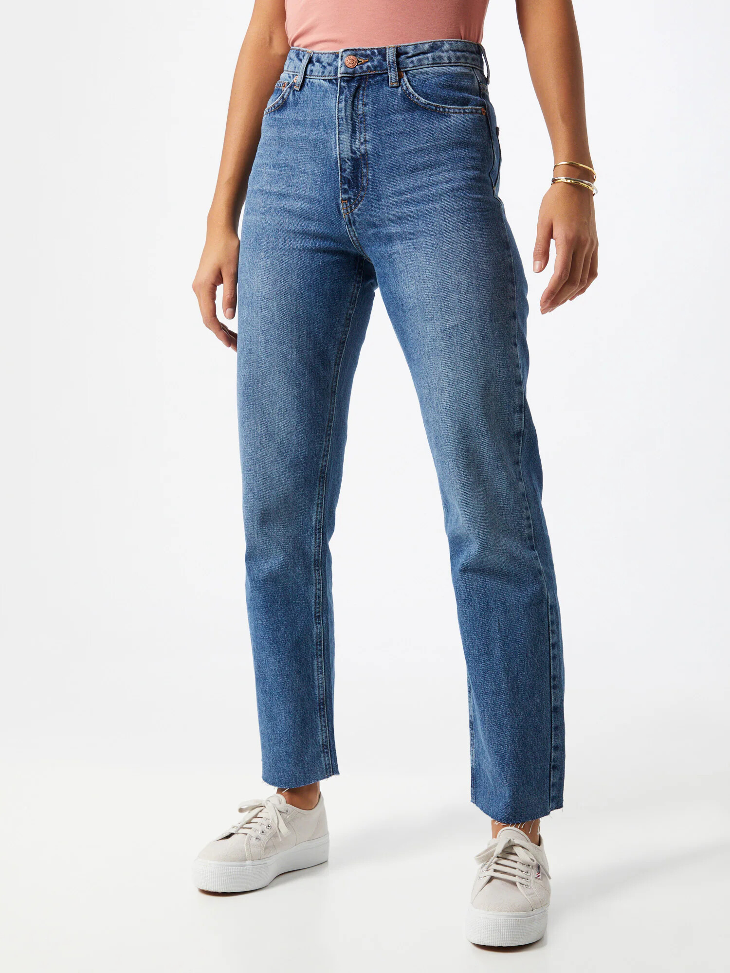 NA-KD Jeans albastru denim - Pled.ro