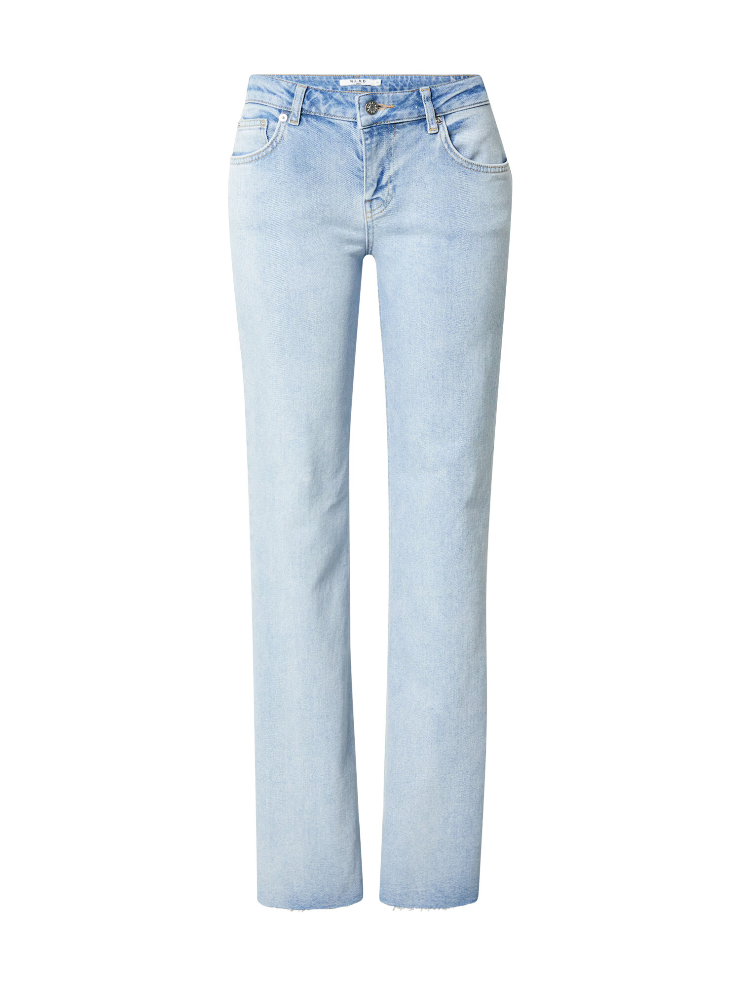 NA-KD Jeans albastru deschis - Pled.ro