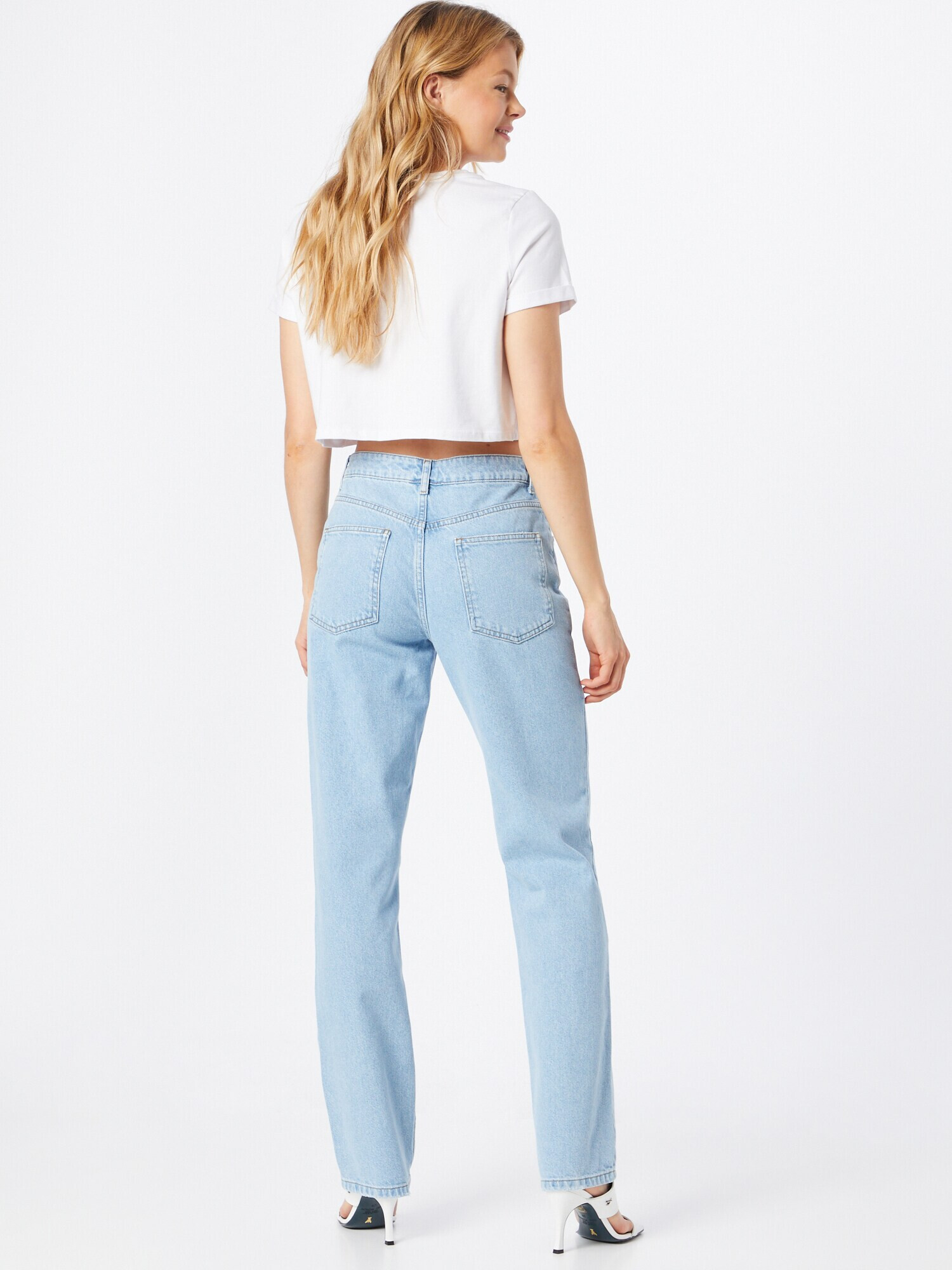 NA-KD Jeans 'Josefine' albastru deschis - Pled.ro