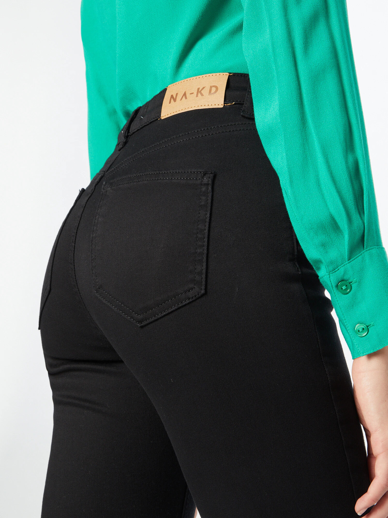 NA-KD Jeans negru - Pled.ro