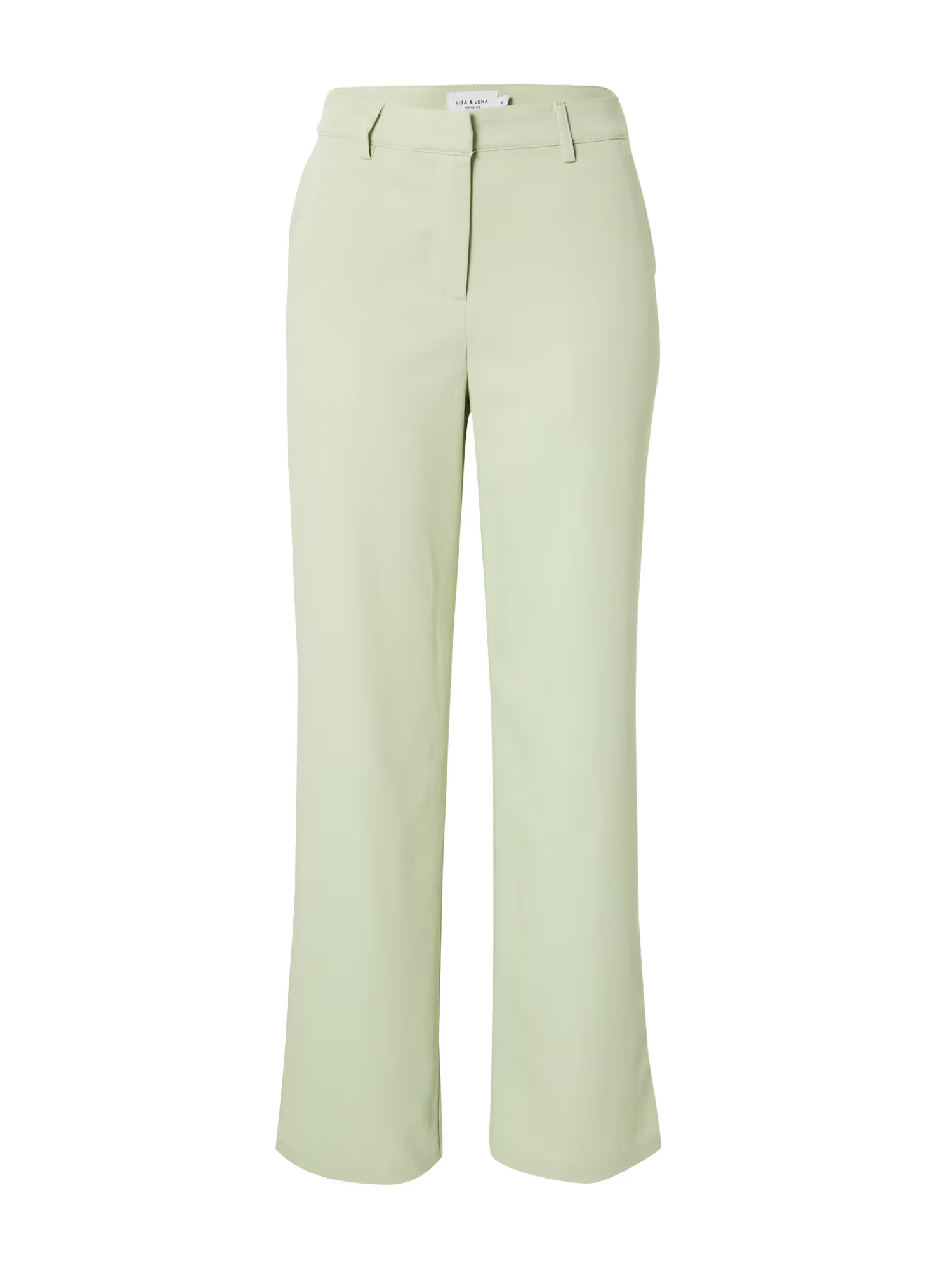 NA-KD Pantaloni 'Lisa & Lena' verde pastel - Pled.ro