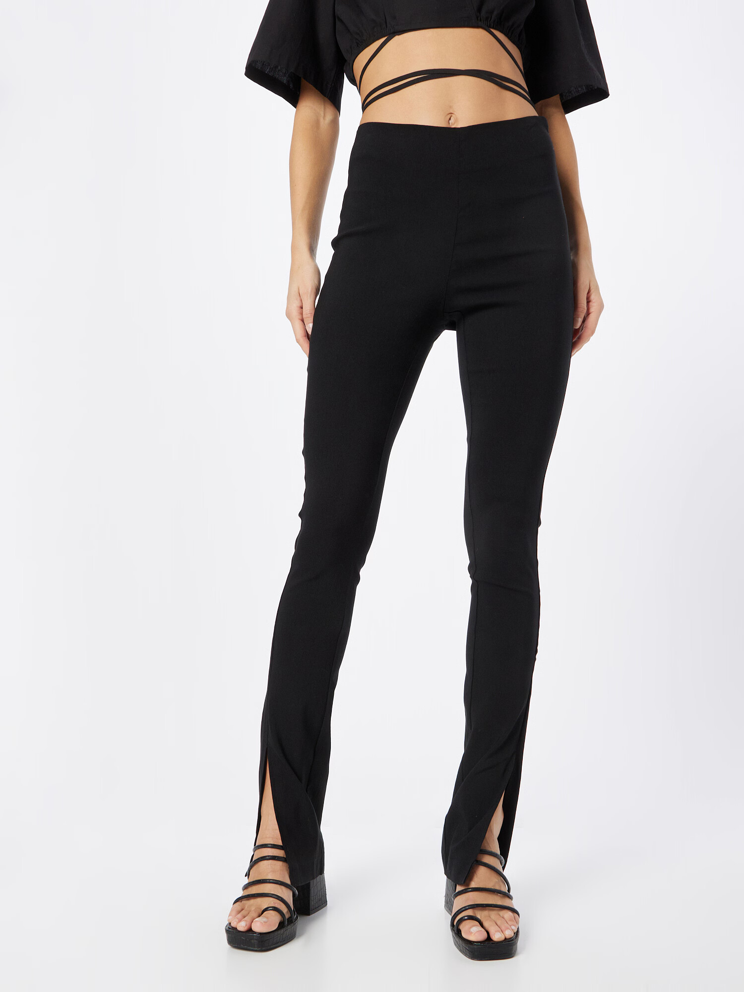 NA-KD Pantaloni negru - Pled.ro