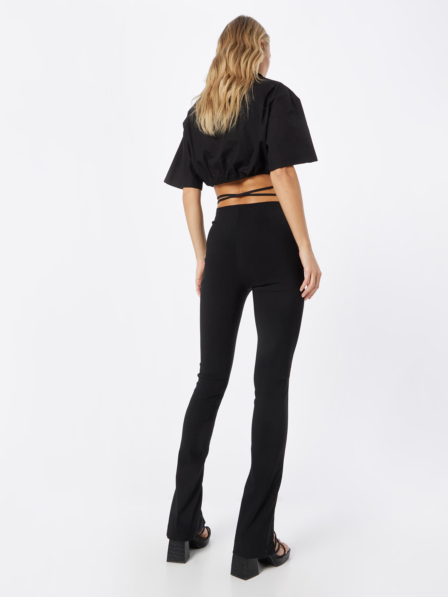 NA-KD Pantaloni negru - Pled.ro