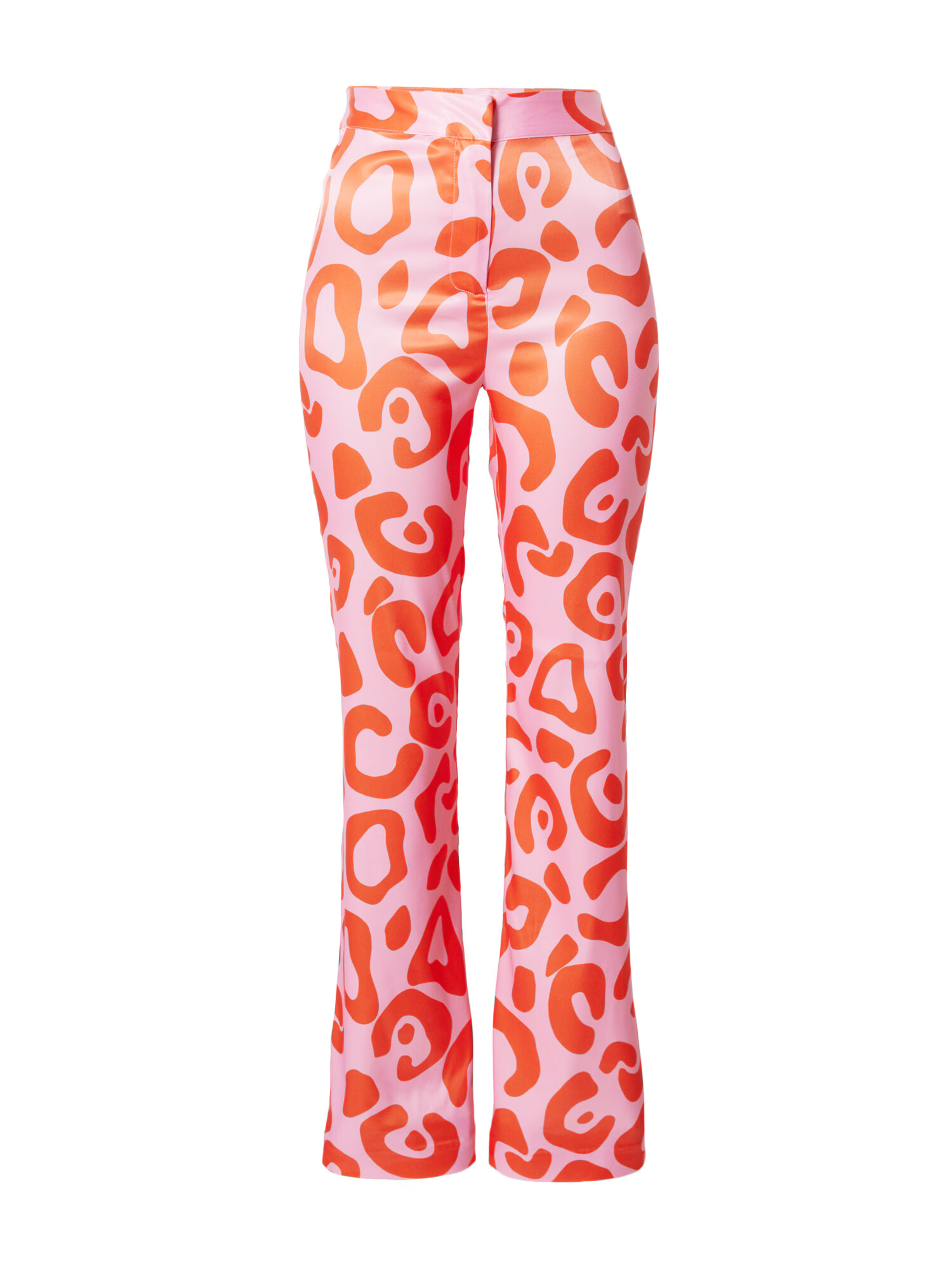 NA-KD Pantaloni roz deschis / roșu orange - Pled.ro