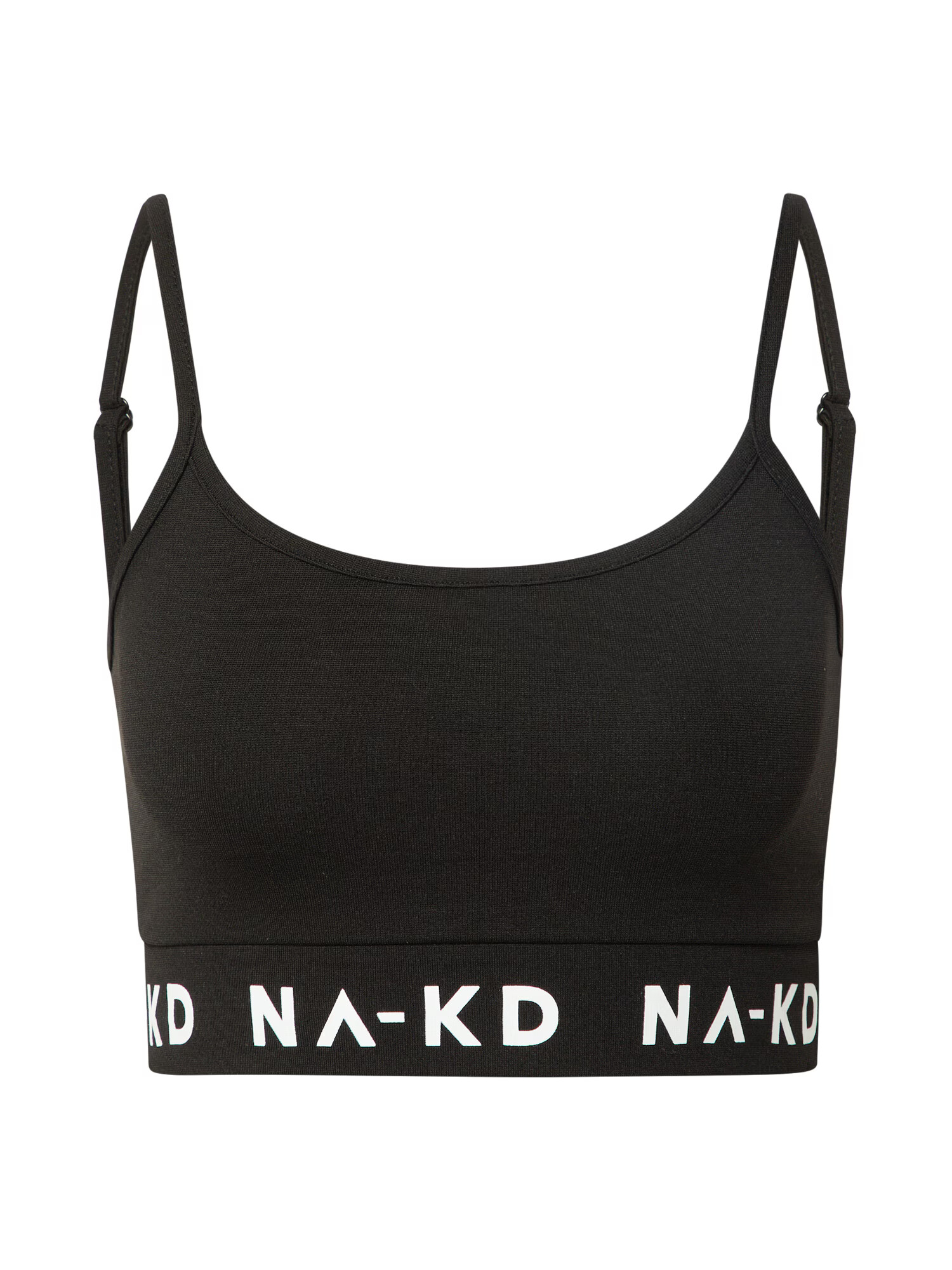 NA-KD Top negru / alb - Pled.ro