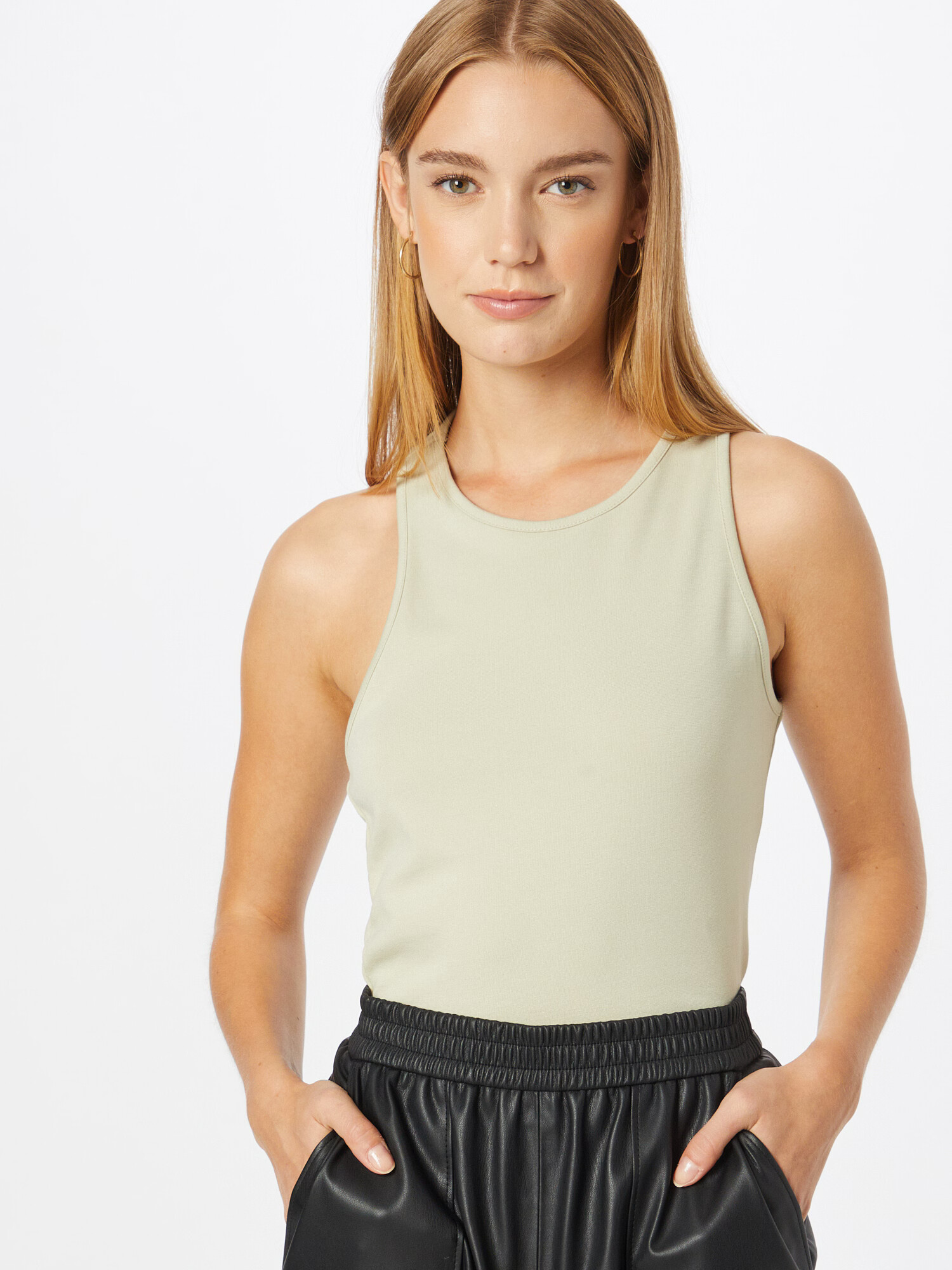 NA-KD Top verde pastel - Pled.ro