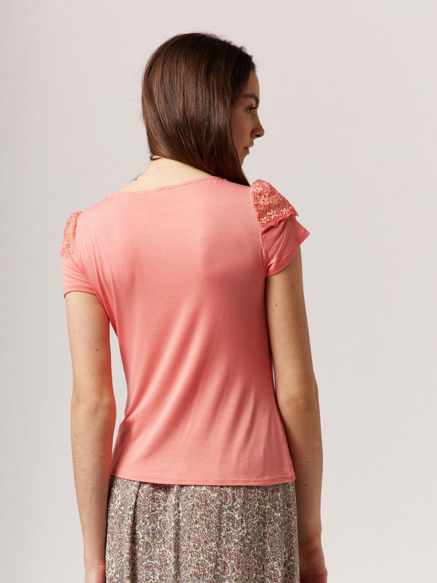 NAF NAF Tricou 'Frankie' roz pastel - Pled.ro