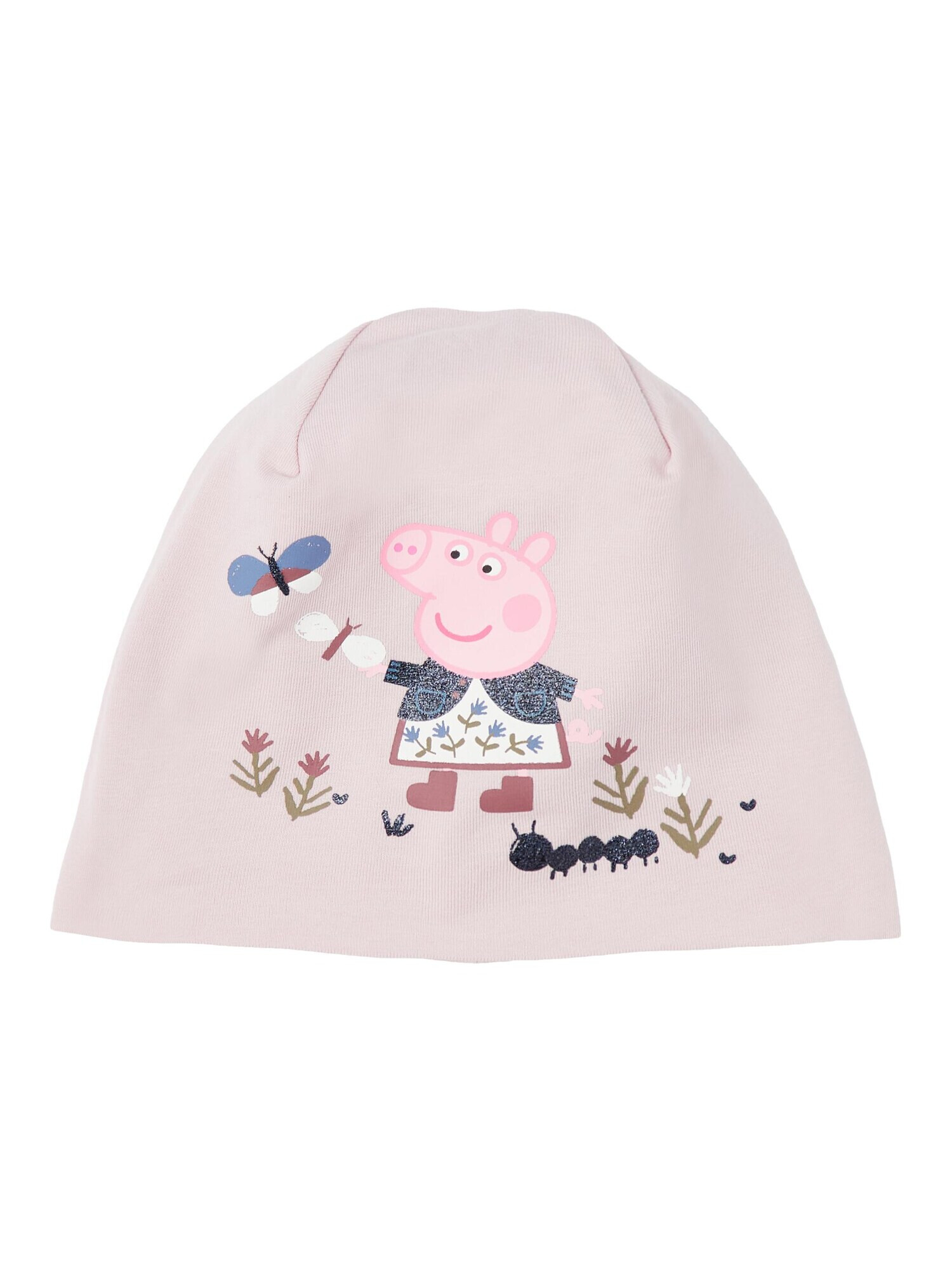 NAME IT Căciulă 'Peppa Pig Jissu' albastru / mov pastel / roz pitaya / roz deschis / alb - Pled.ro