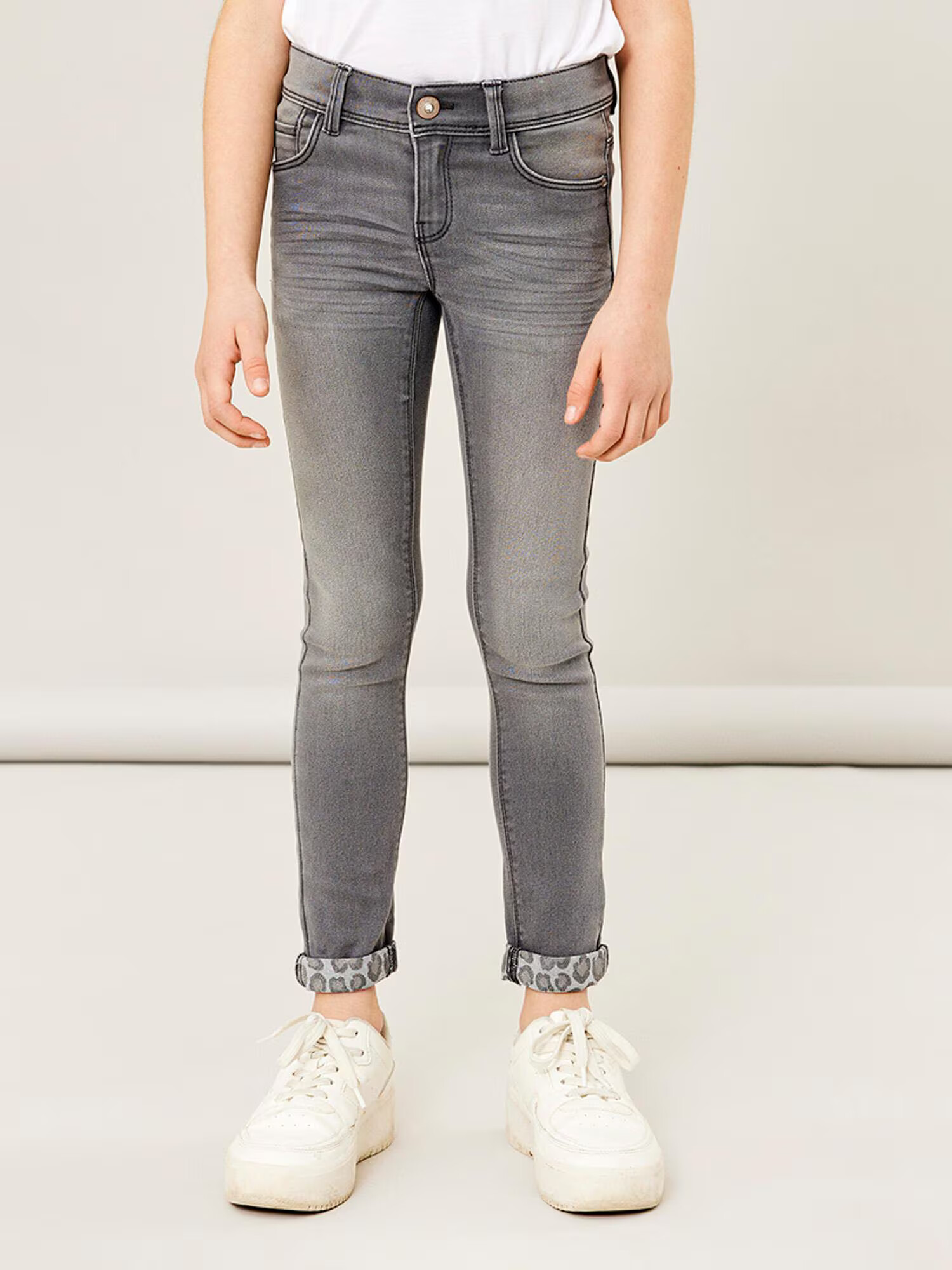 NAME IT Jeans 'Polly' gri denim - Pled.ro