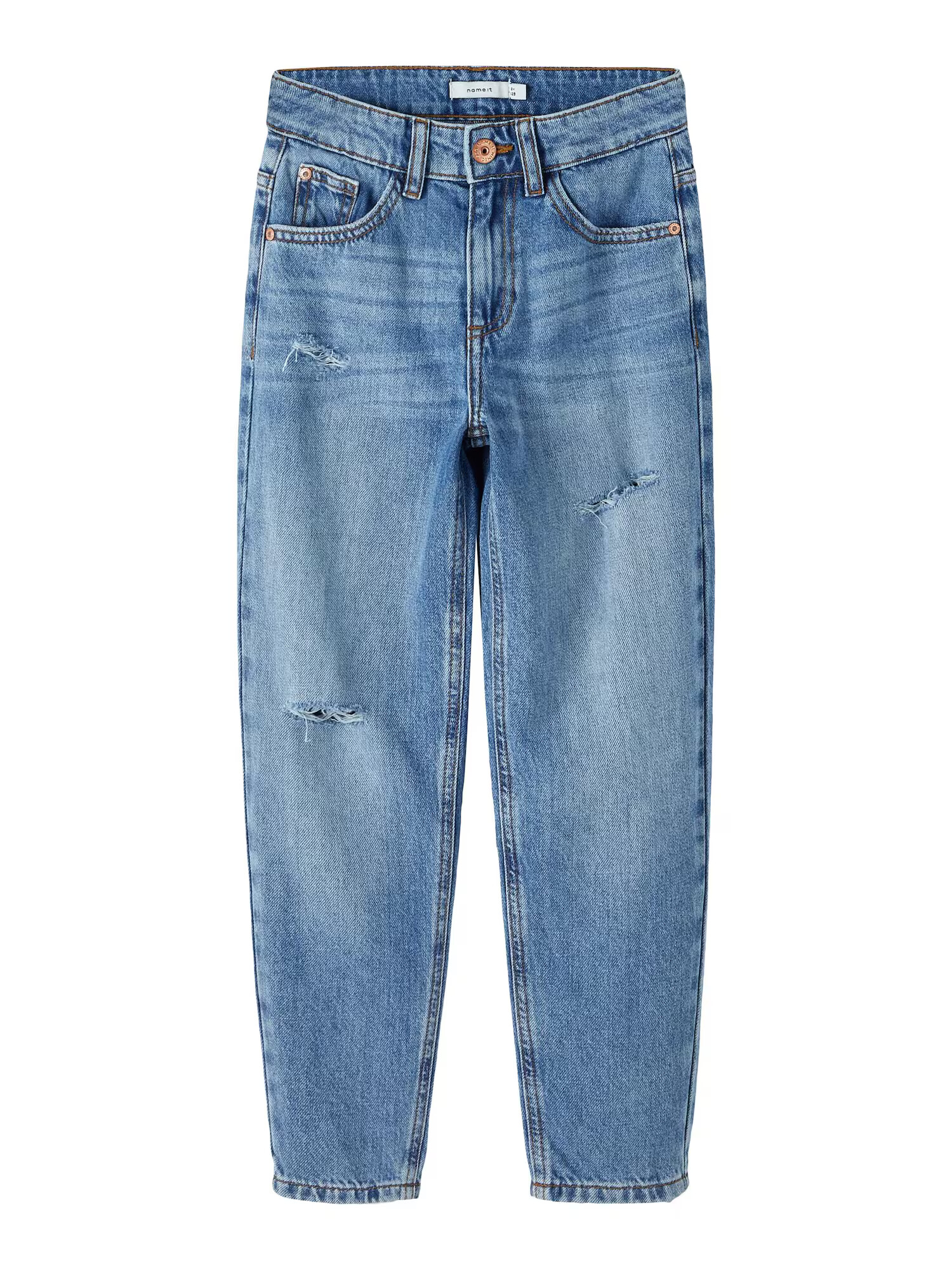 NAME IT Jeans 'Silas' albastru denim / maro - Pled.ro