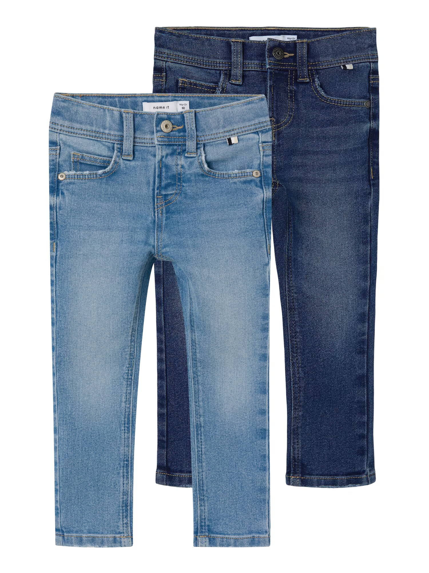 NAME IT Jeans 'SILAS' albastru noapte / albastru denim - Pled.ro