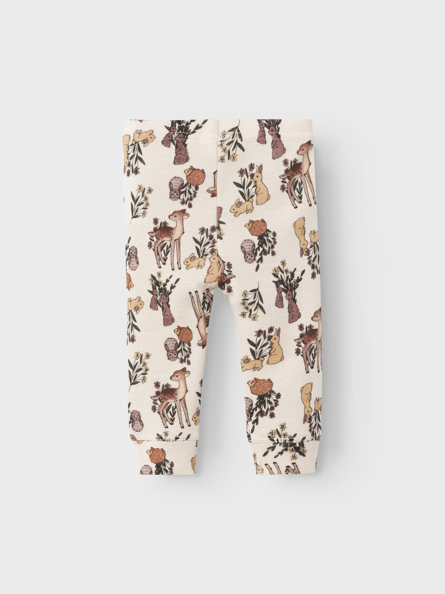 NAME IT Leggings bej / maro / maro coniac / gri metalic - Pled.ro