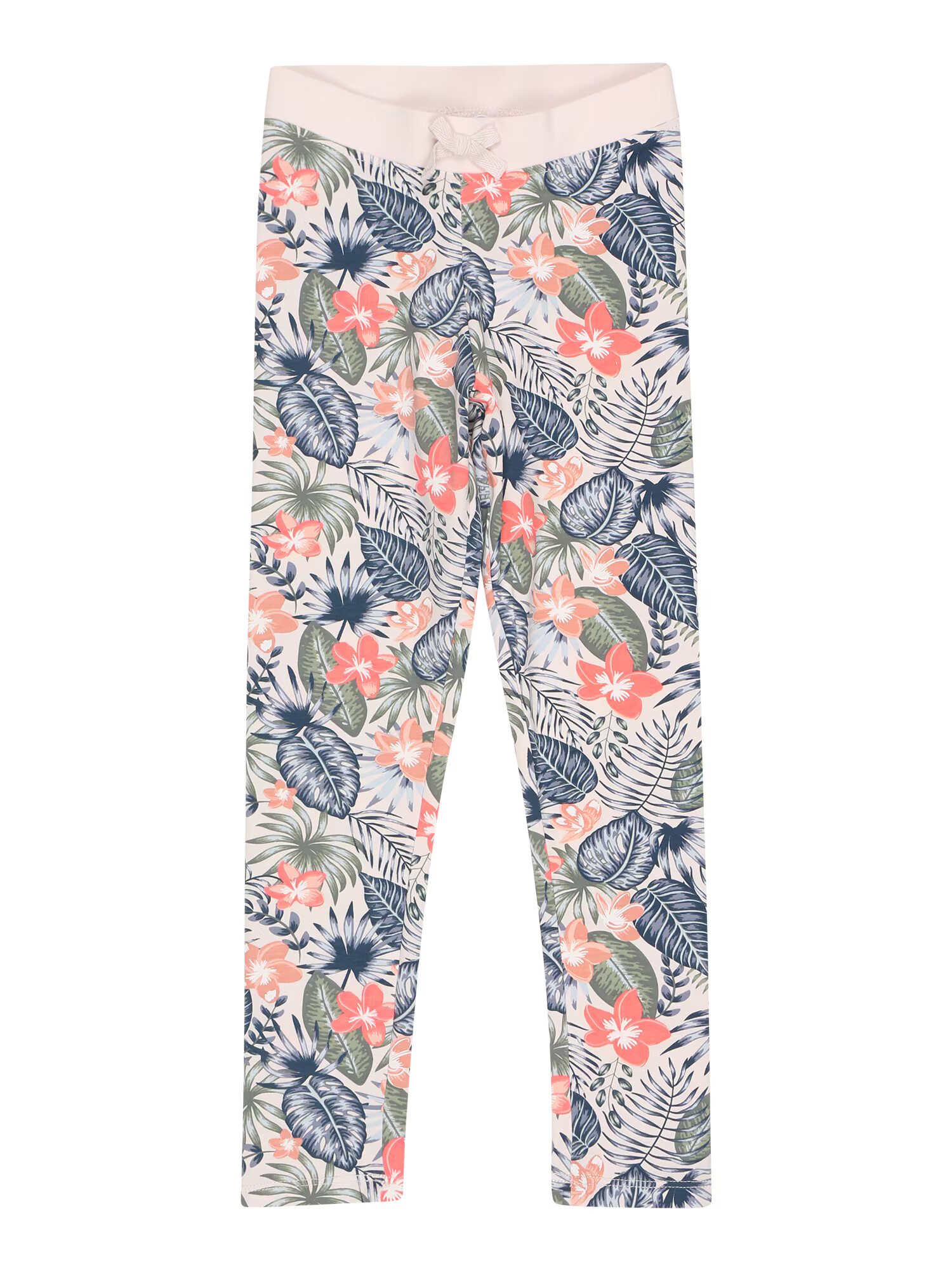 NAME IT Leggings 'Flora' albastru gențiană / verde / roz / roz deschis - Pled.ro