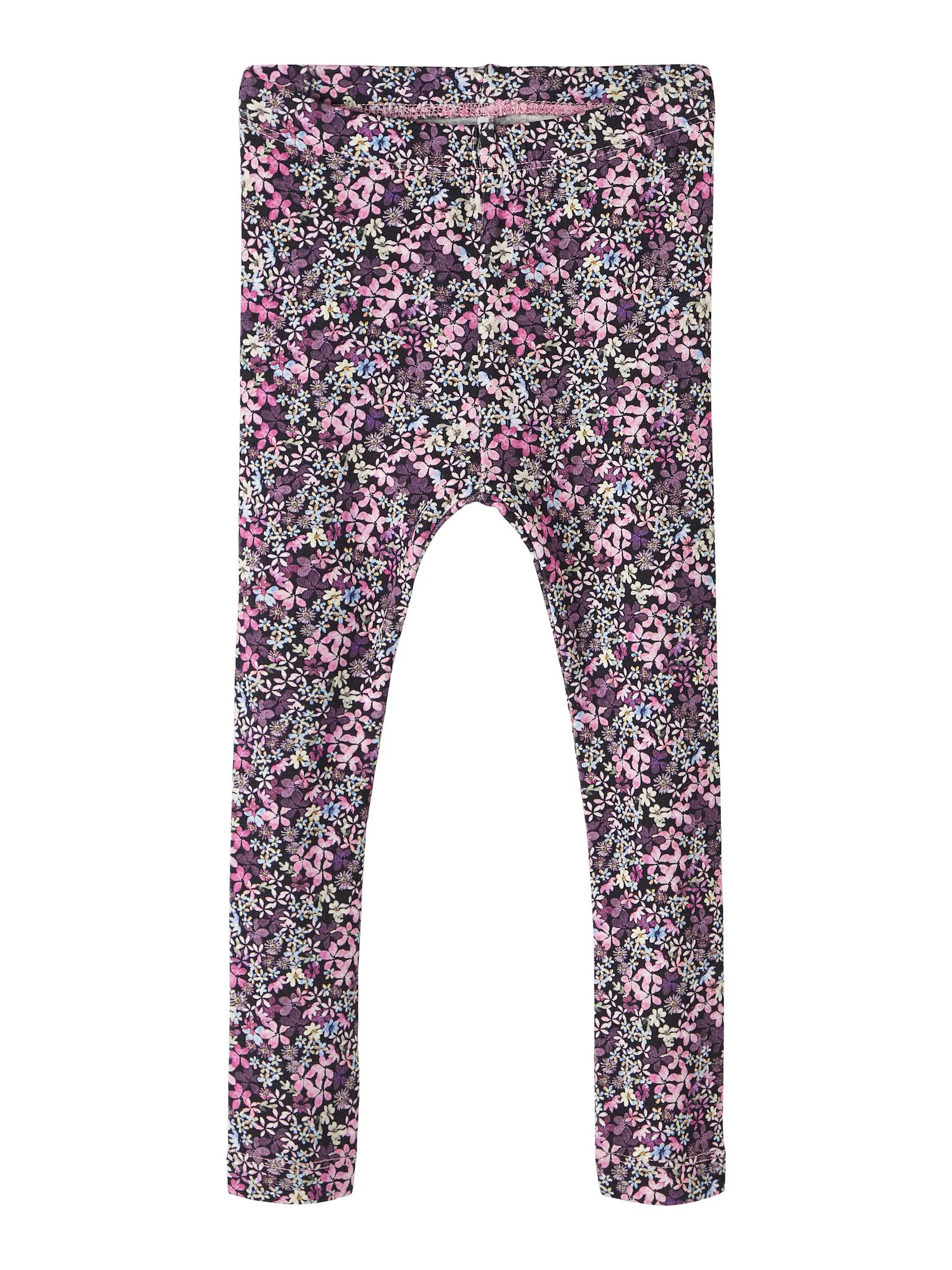 NAME IT Leggings 'NINA' bleumarin / lila / roz - Pled.ro