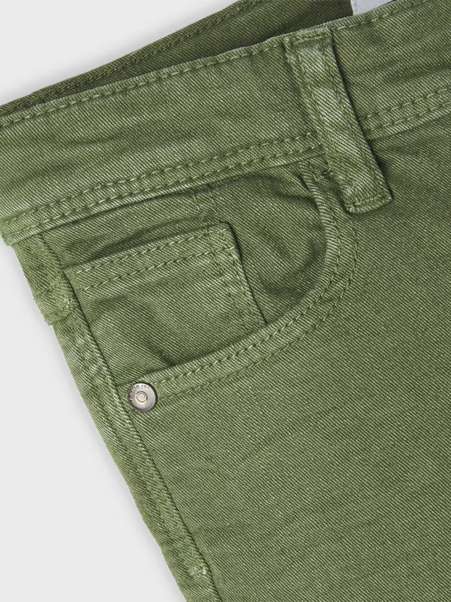 NAME IT Jeans 'Theo' verde stuf - Pled.ro