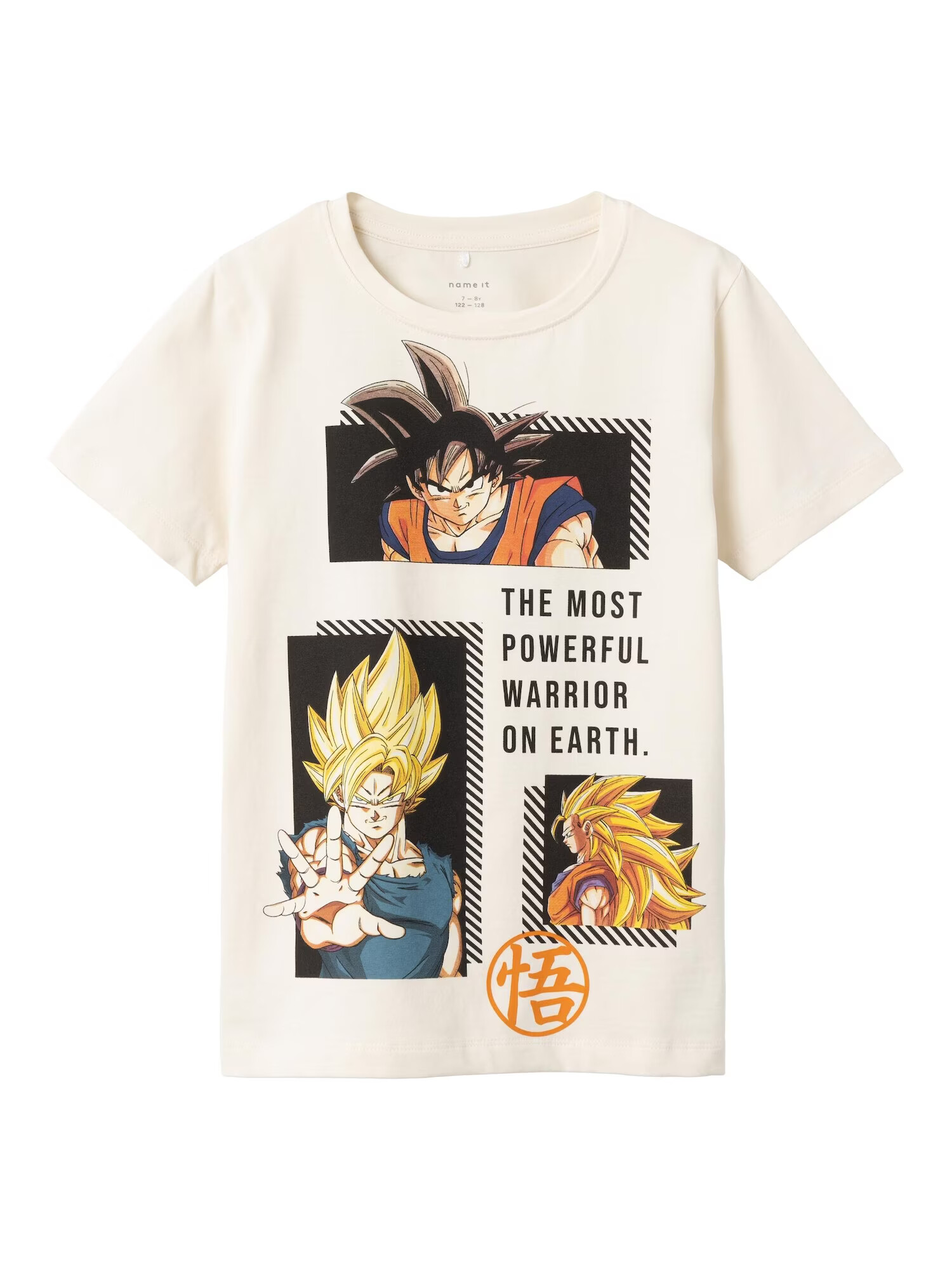 NAME IT Tricou 'Dragon Ball' crem / galben / portocaliu / negru - Pled.ro