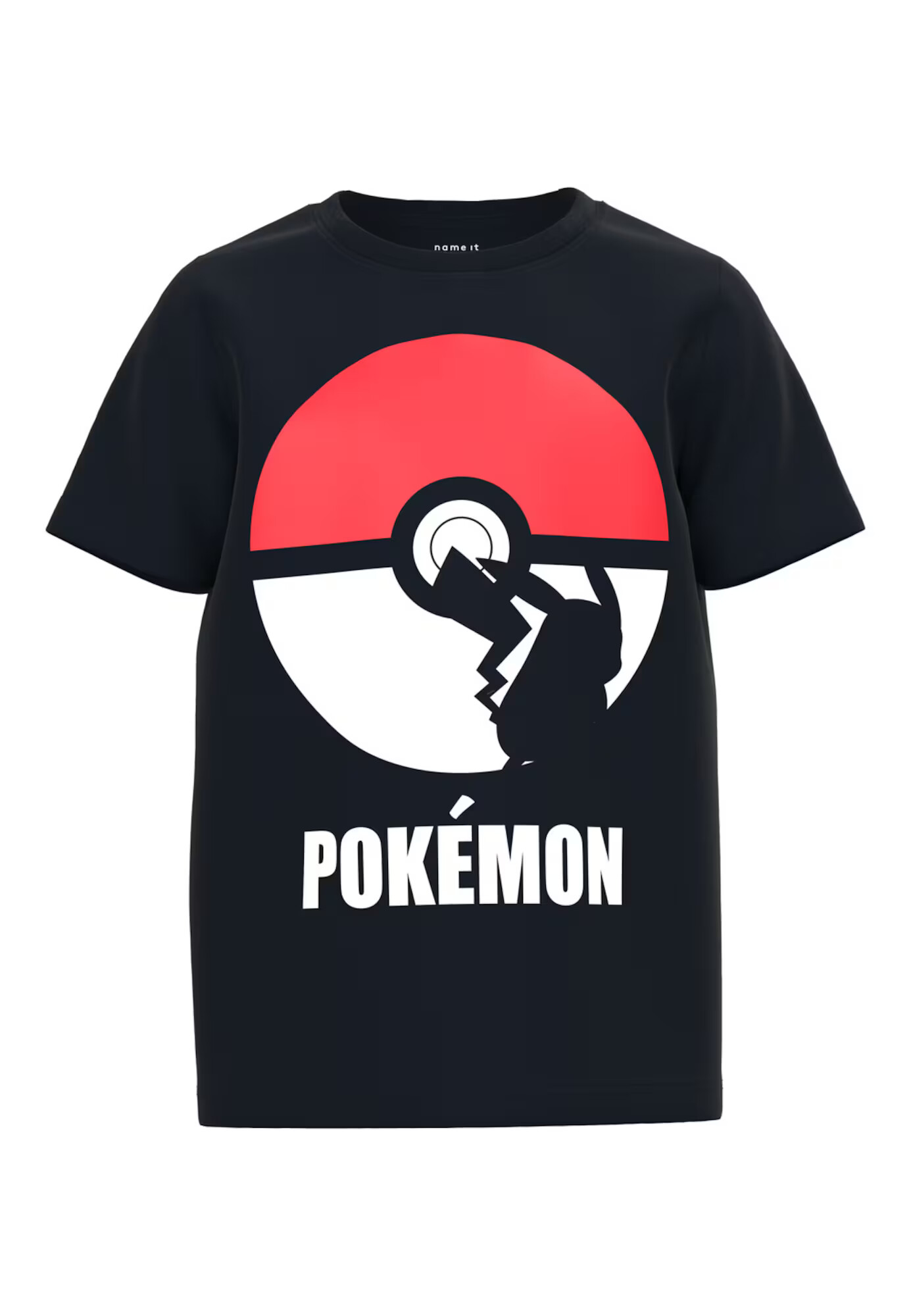 NAME IT Tricou 'Nabel Pokemon' roșu deschis / negru / alb - Pled.ro