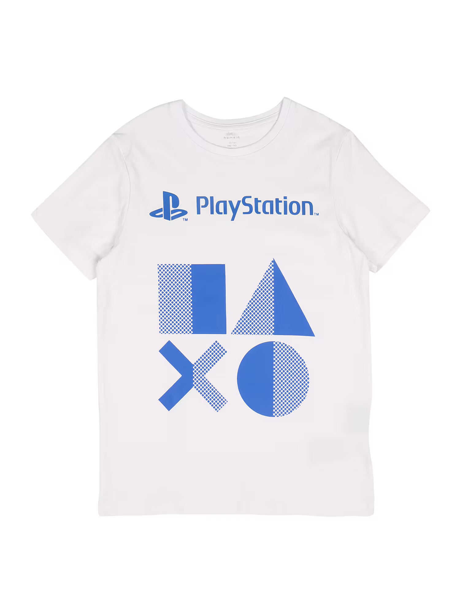 NAME IT Tricou 'PLAYSTATION MALDEN' albastru regal / alb - Pled.ro