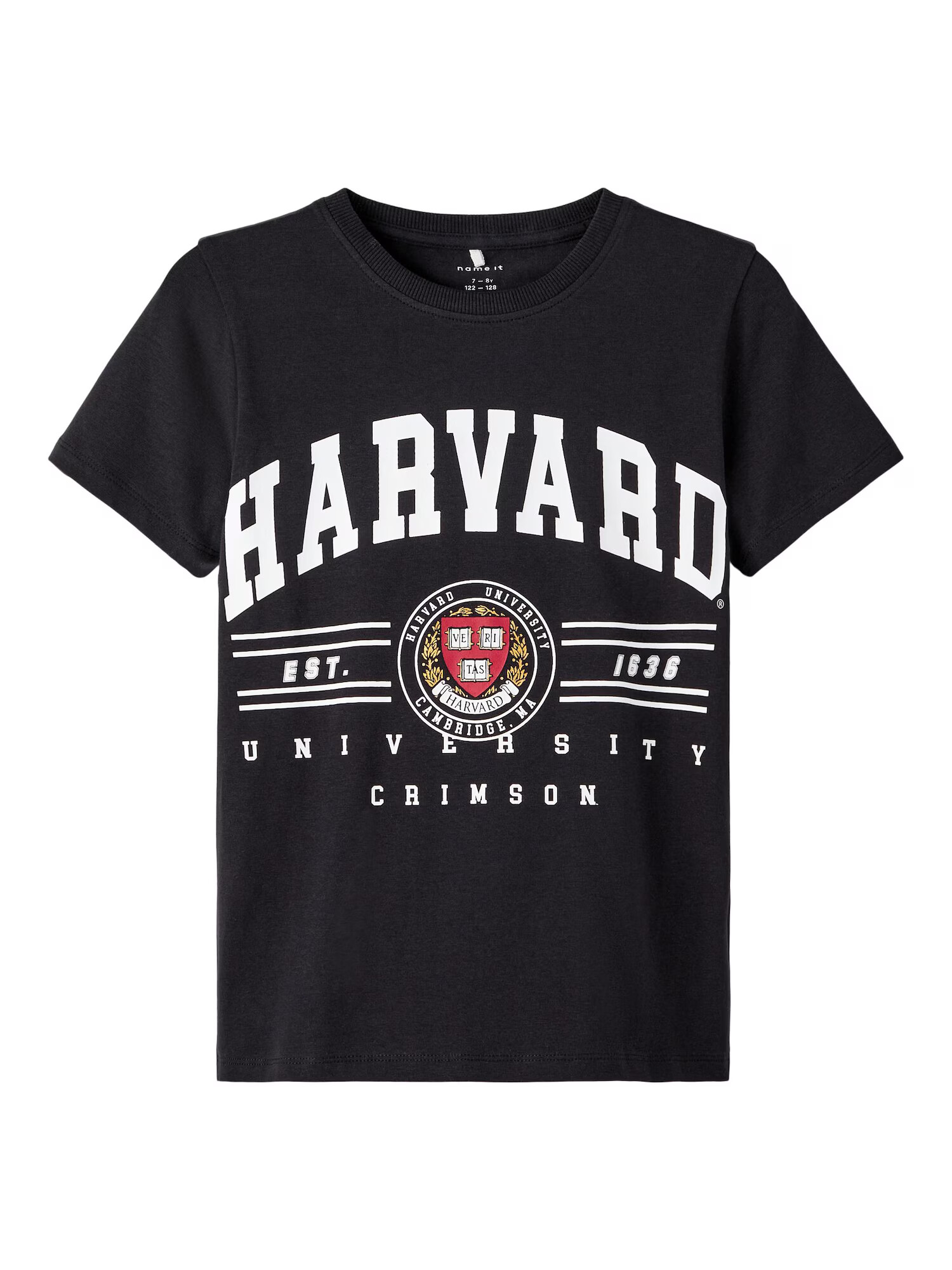 NAME IT Tricou 'University Fabius' roşu închis / negru / alb - Pled.ro