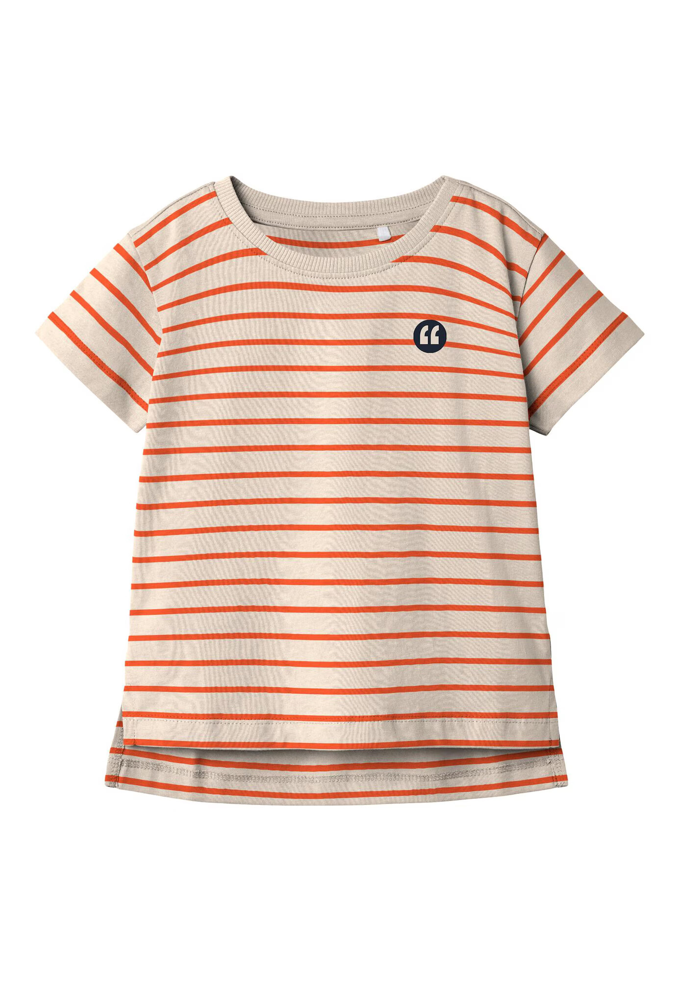 NAME IT Tricou 'VOBY' bej / roșu orange / negru - Pled.ro