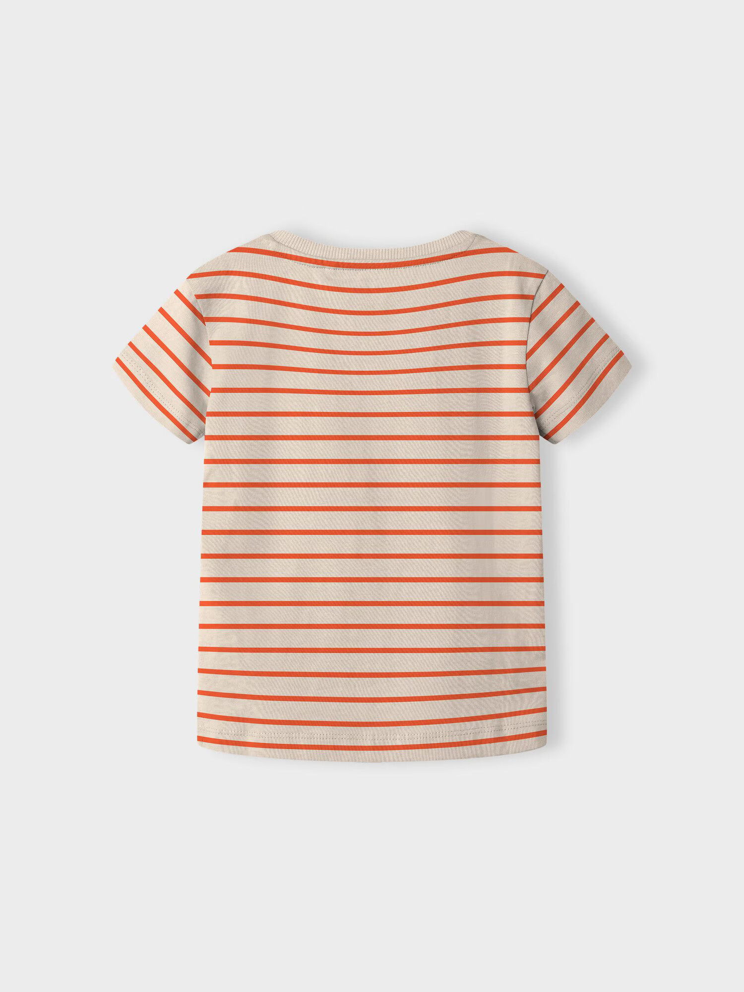 NAME IT Tricou 'VOBY' bej / roșu orange / negru - Pled.ro