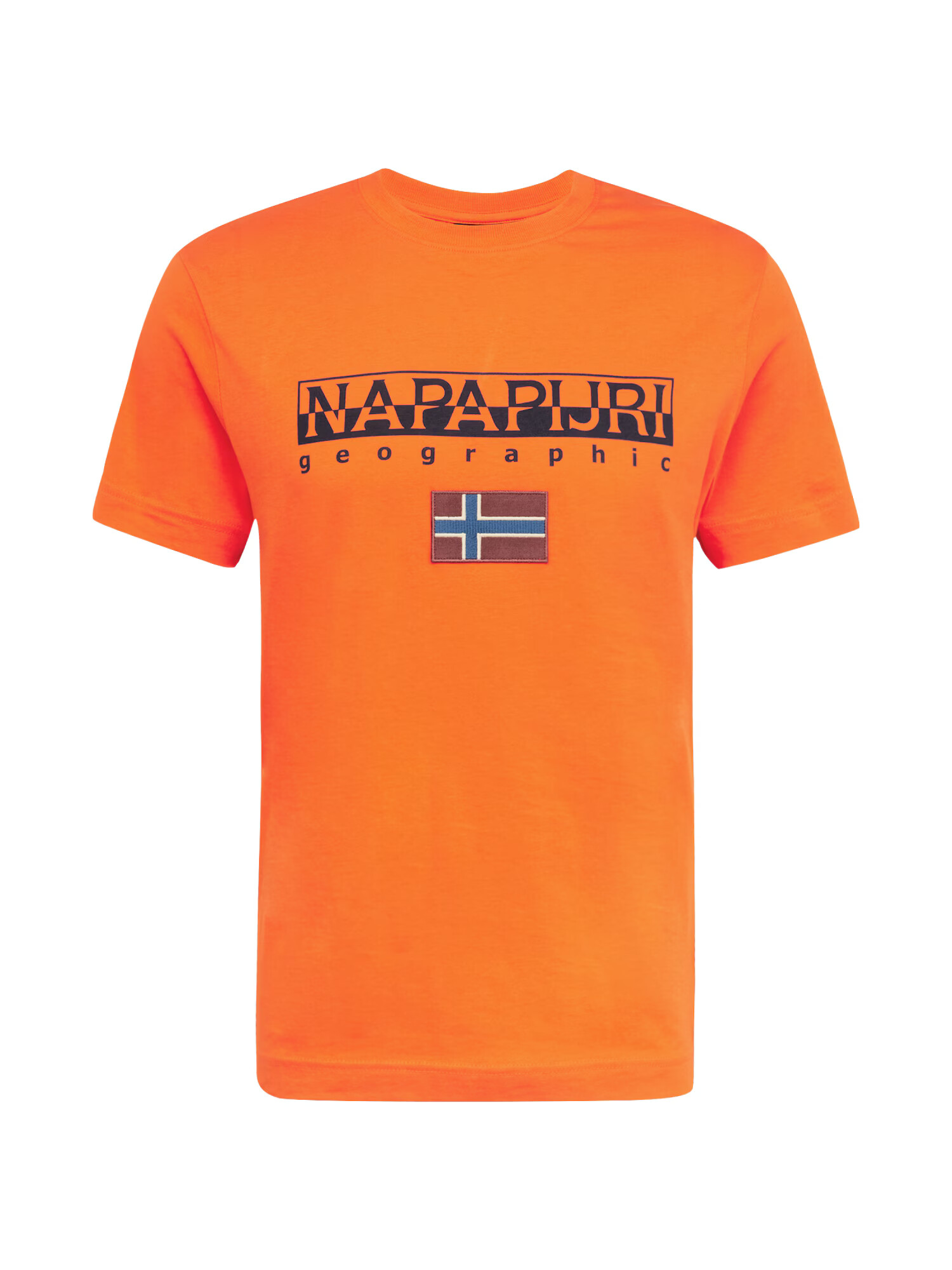 NAPAPIJRI Tricou 'AYAS' bleumarin / portocaliu / negru / alb - Pled.ro