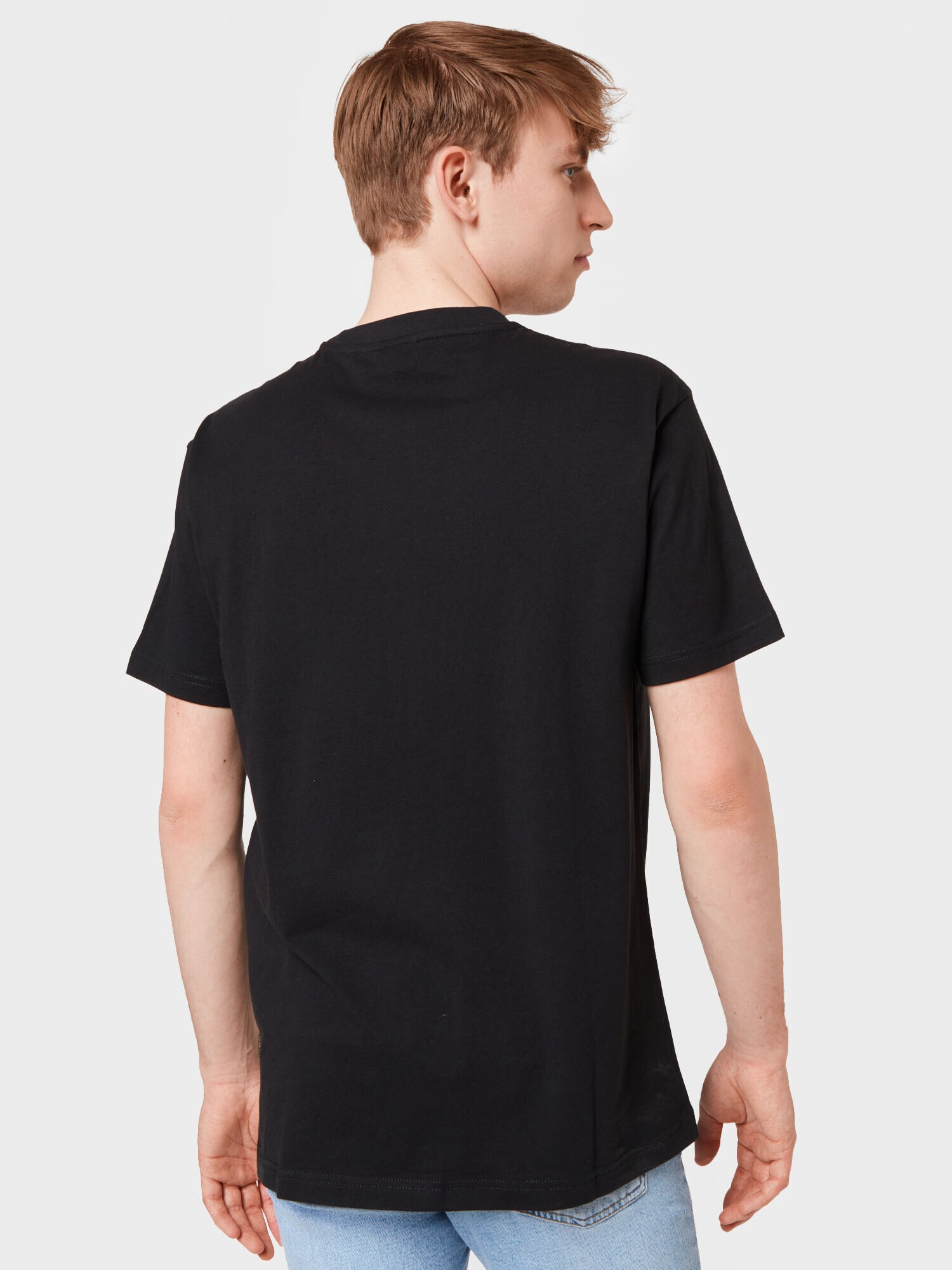 NAPAPIJRI Tricou negru / alb - Pled.ro